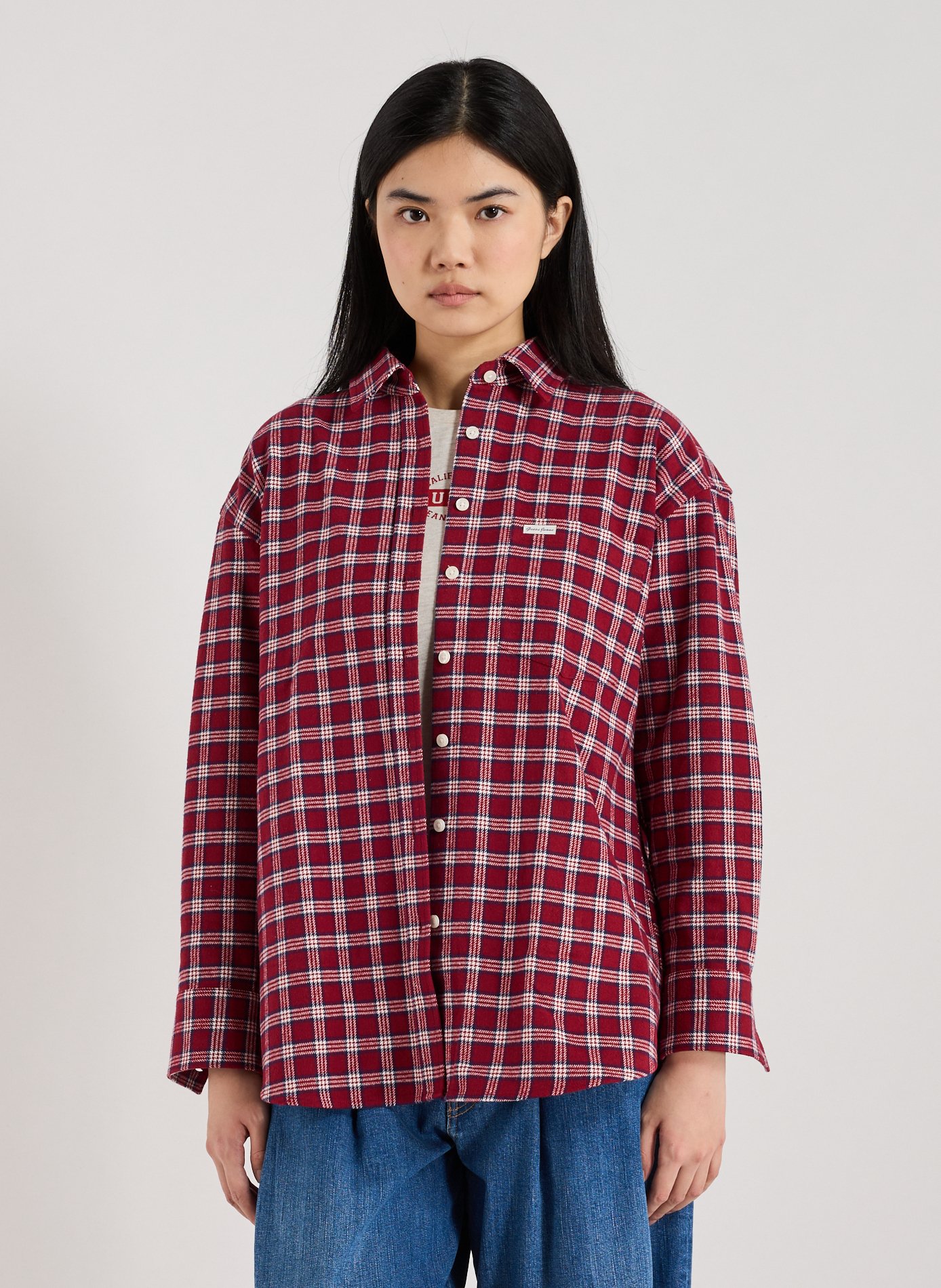 GUESS Check cotton Shirt Multicolour