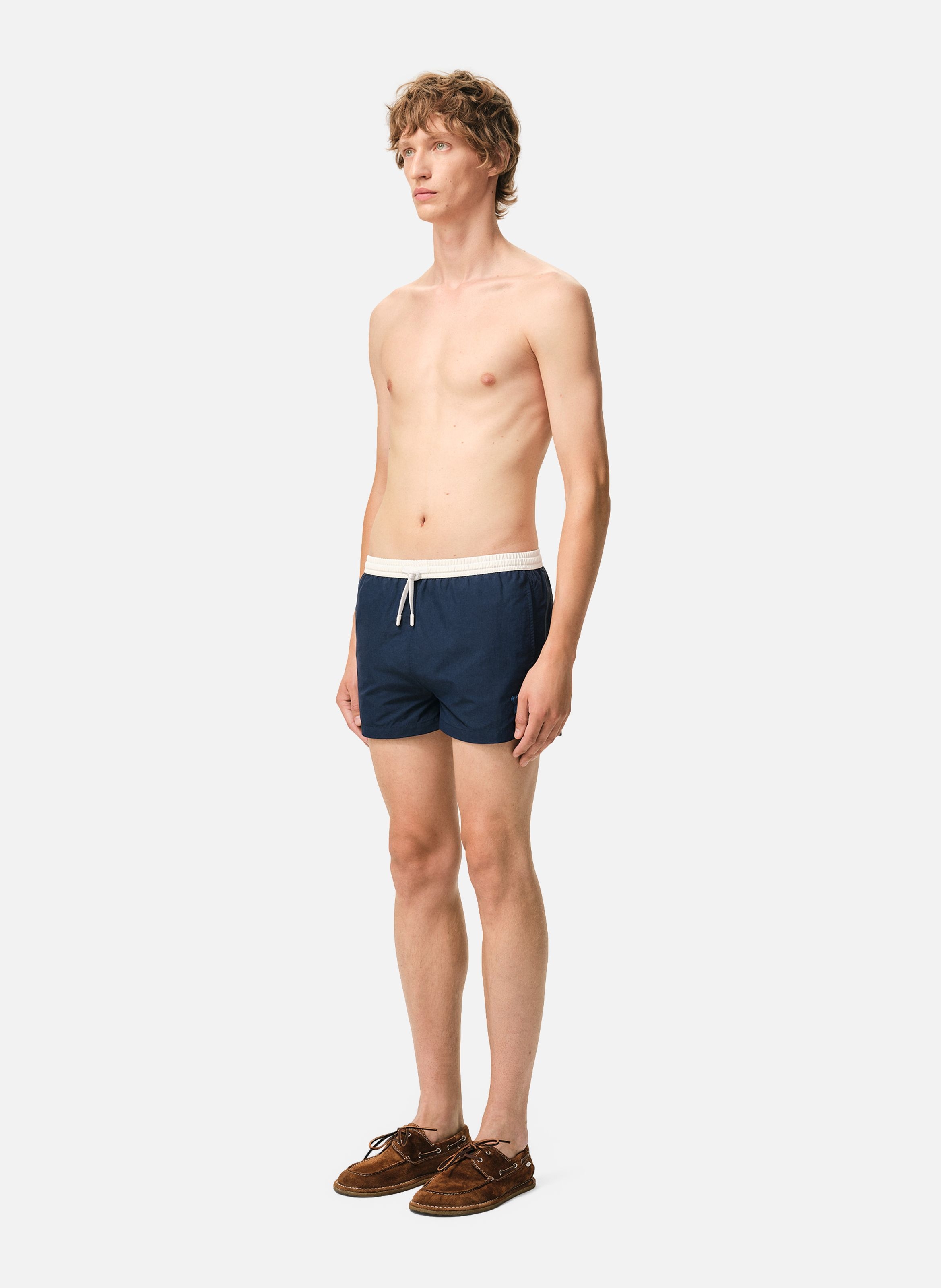 Maillot de bain court en nylon AMI PARIS Bleu