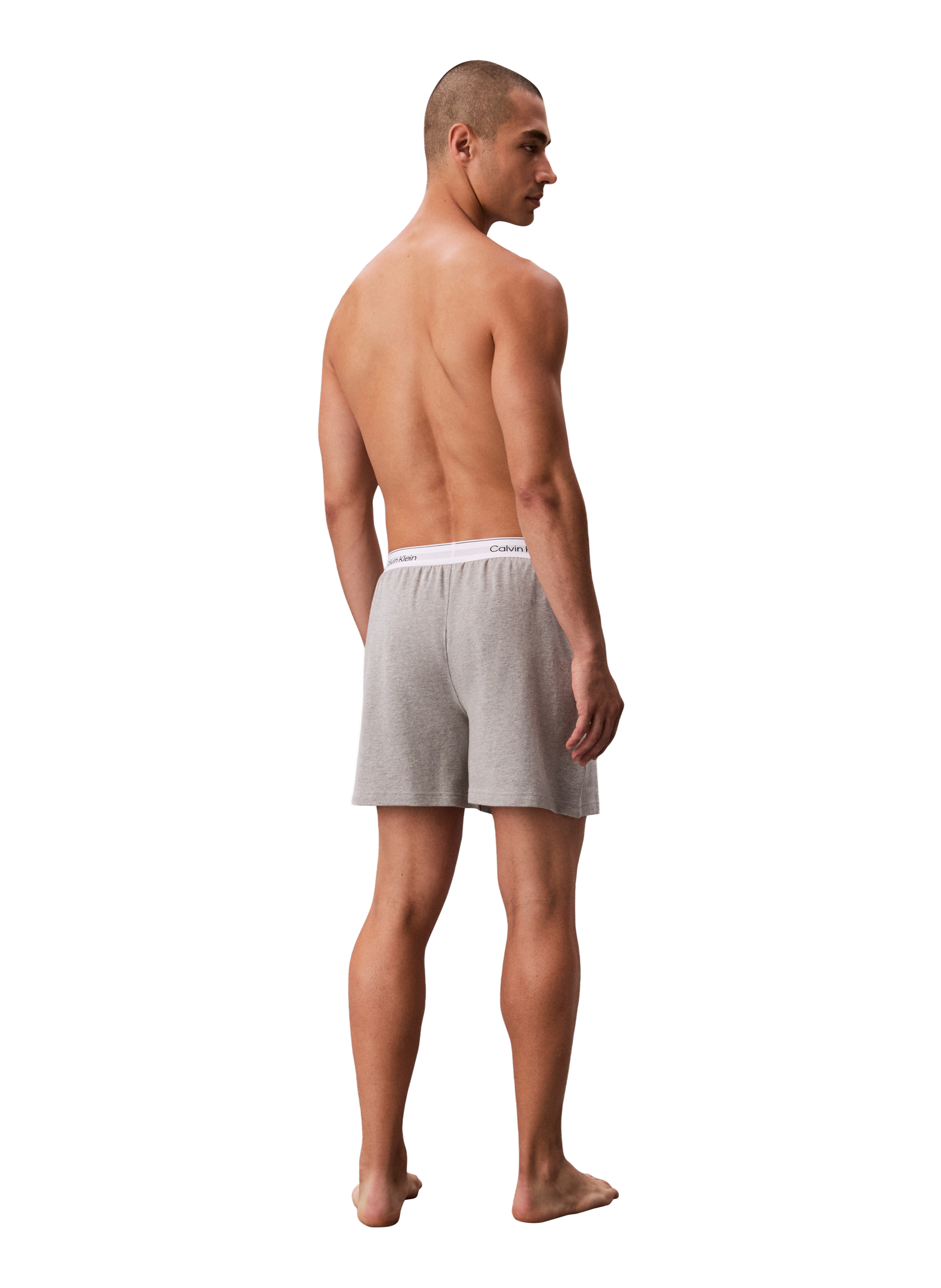 Cotton pyjama shorts CALVIN KLEIN Grey