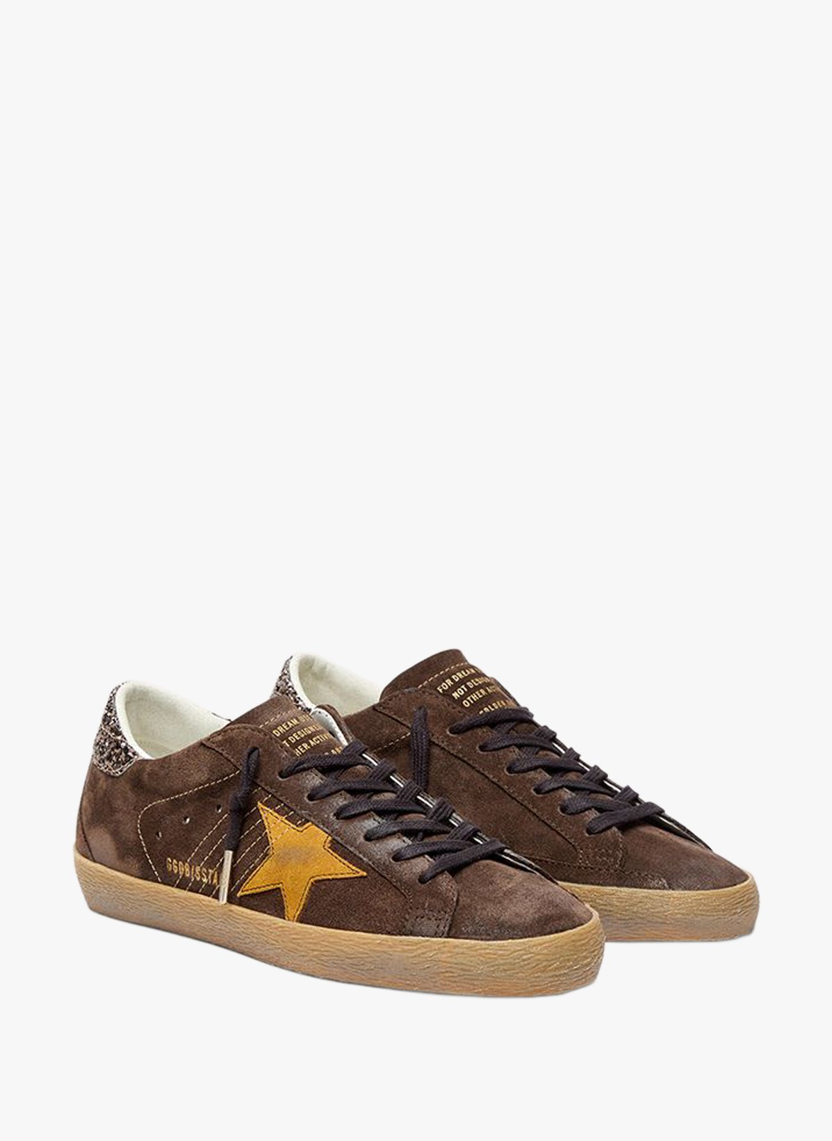Baskets basses Super Star à étoile en cuir suédé