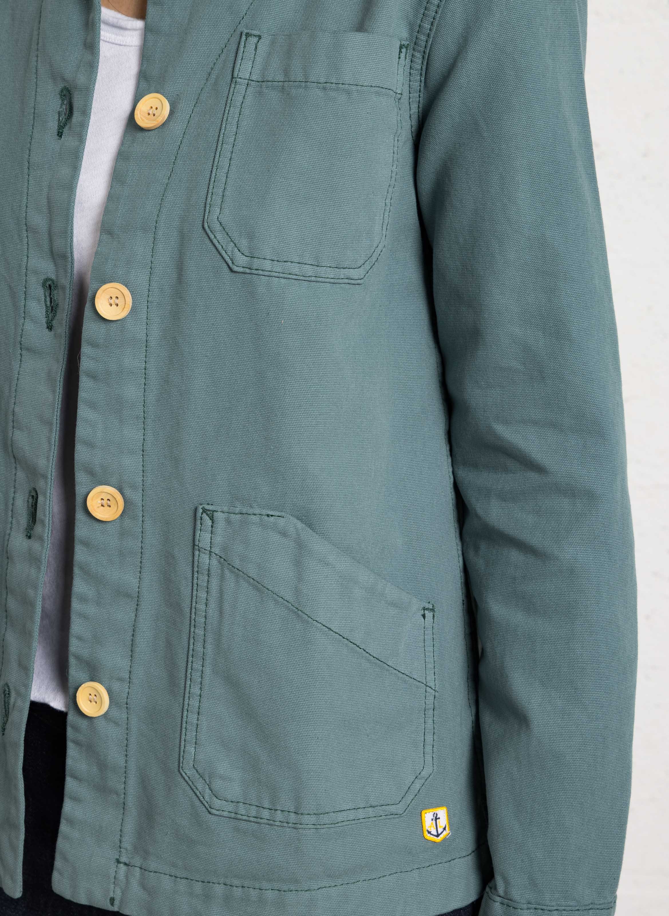 Veste pêcheur droite en coton ARMOR-LUX Vert