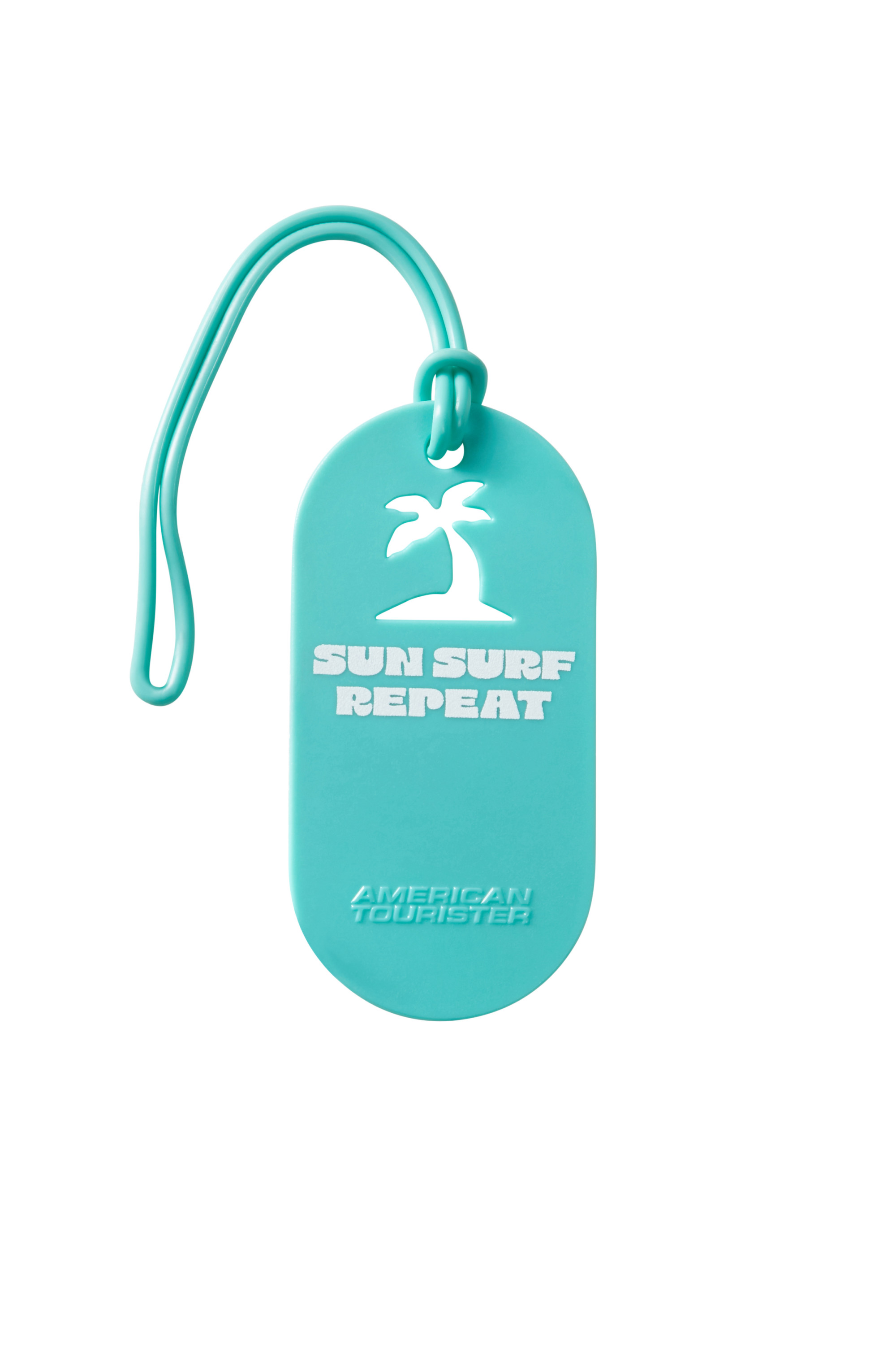 Étiquette bagages taille s  Sun surf repeat