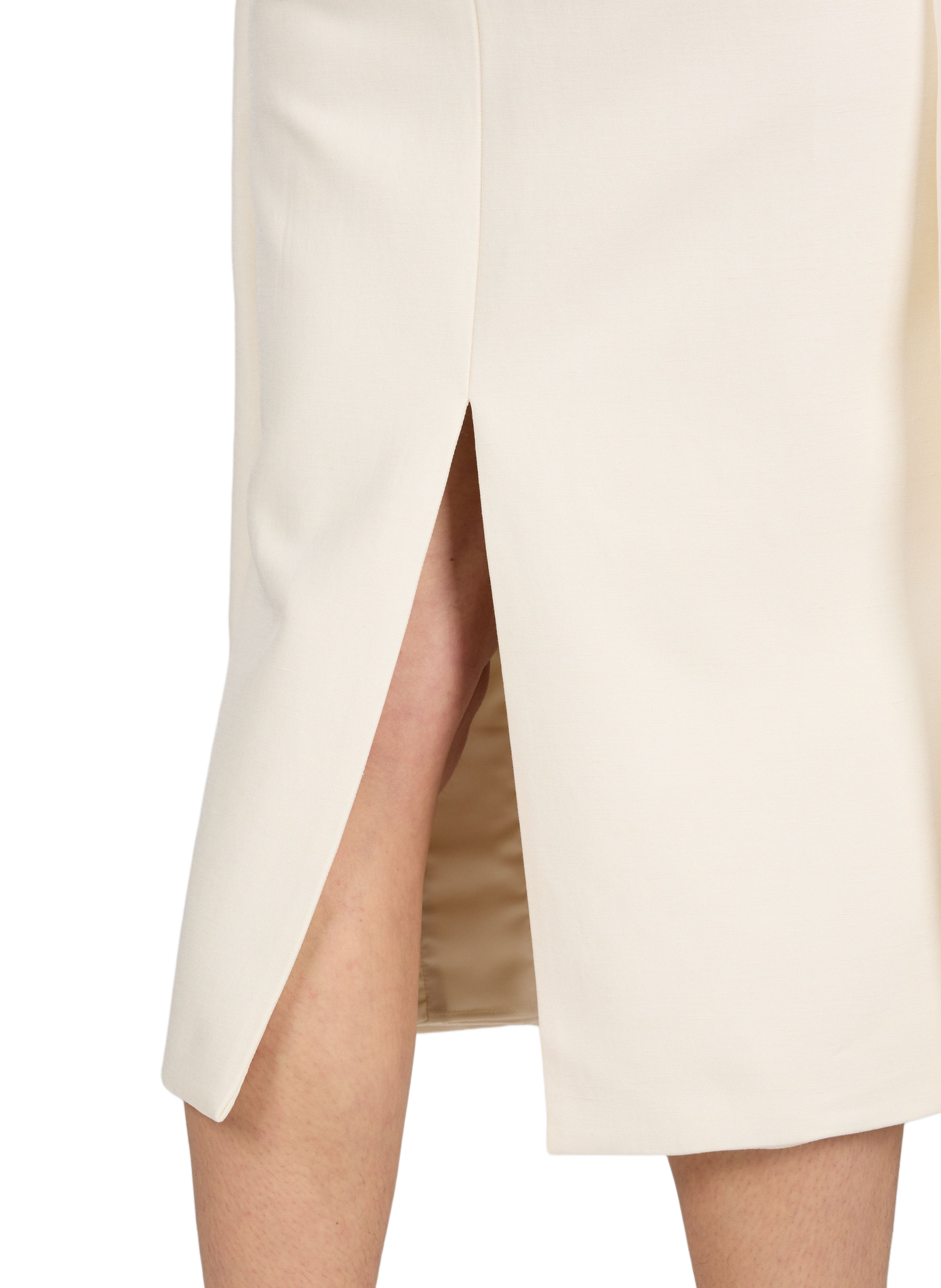 The midi Apron dress JACQUEMUS White