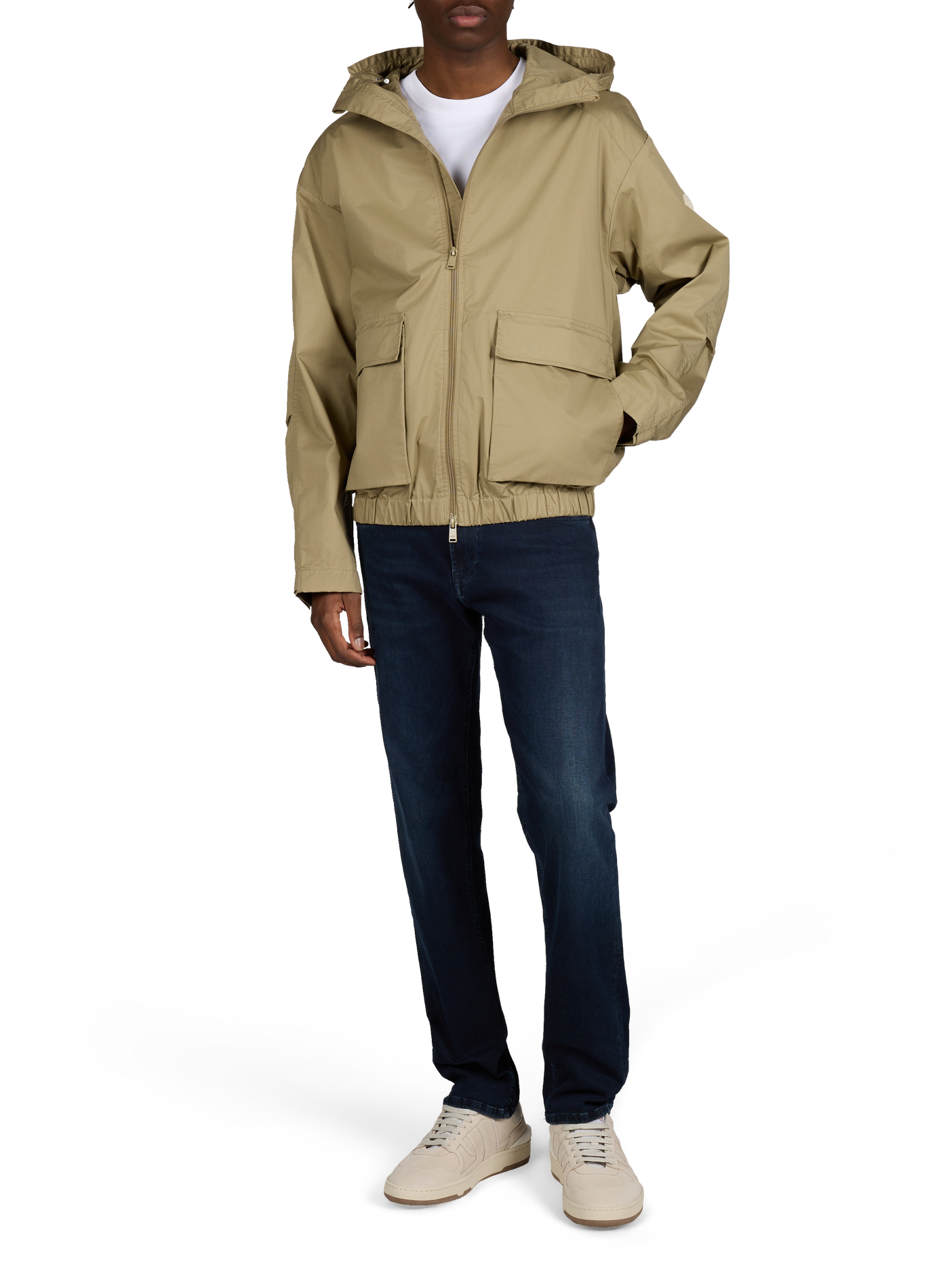 Five-pocket cotton blend jeans REPLAY Blue