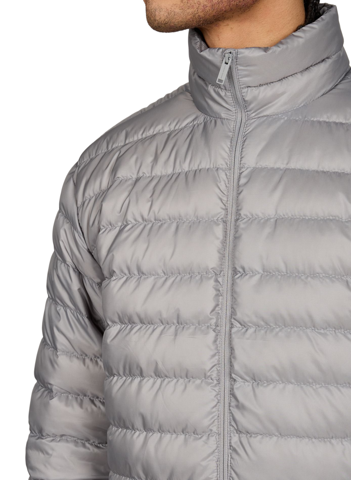 Doudoune droite matelassée unie CANADA GOOSE Gris
