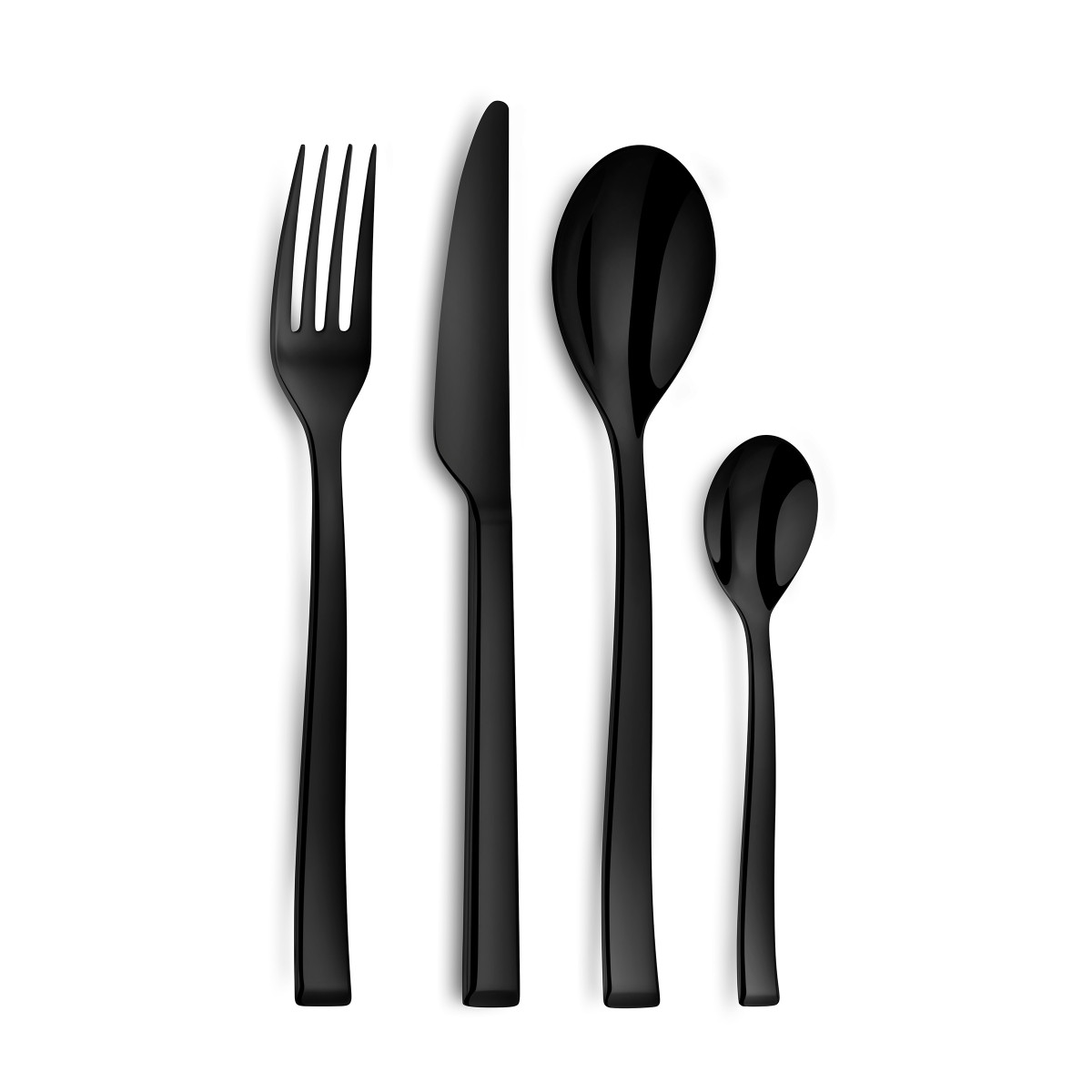 Side - ménagère 24 pièces avec support de rangement nomade COUZON Noir