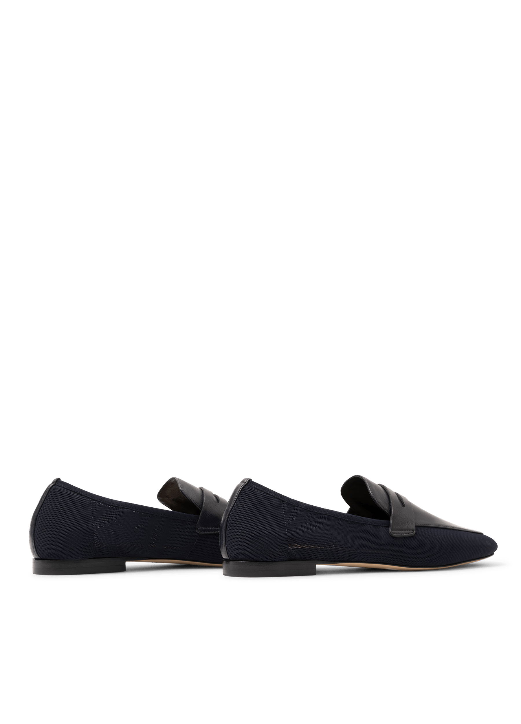 Mocassins giulia en resille / nappa PARALLELE Bleu