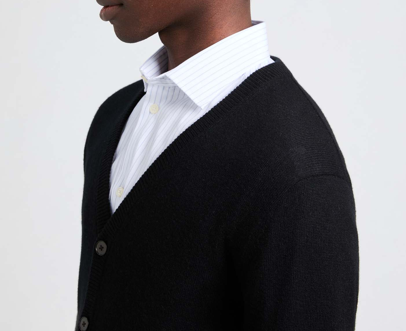 Cardigan en cachemire AU PRINTEMPS PARIS Noir