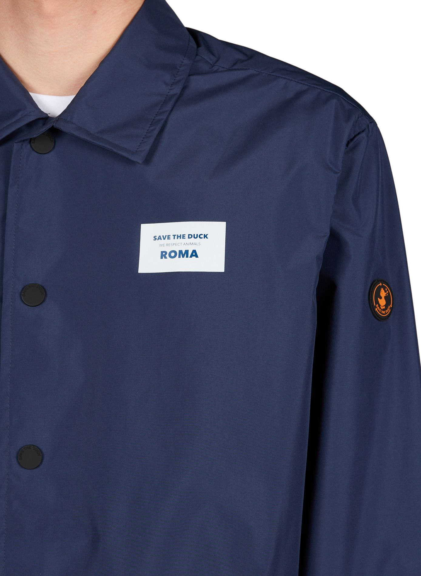 Parka Leni à logo SAVE THE DUCK Bleu