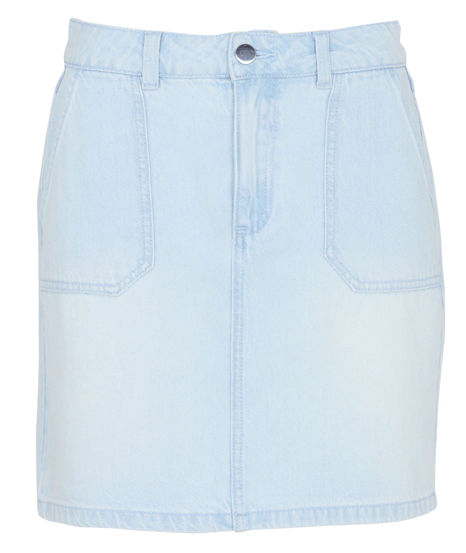 Jupe courte en denim MAISON 123 Bleu