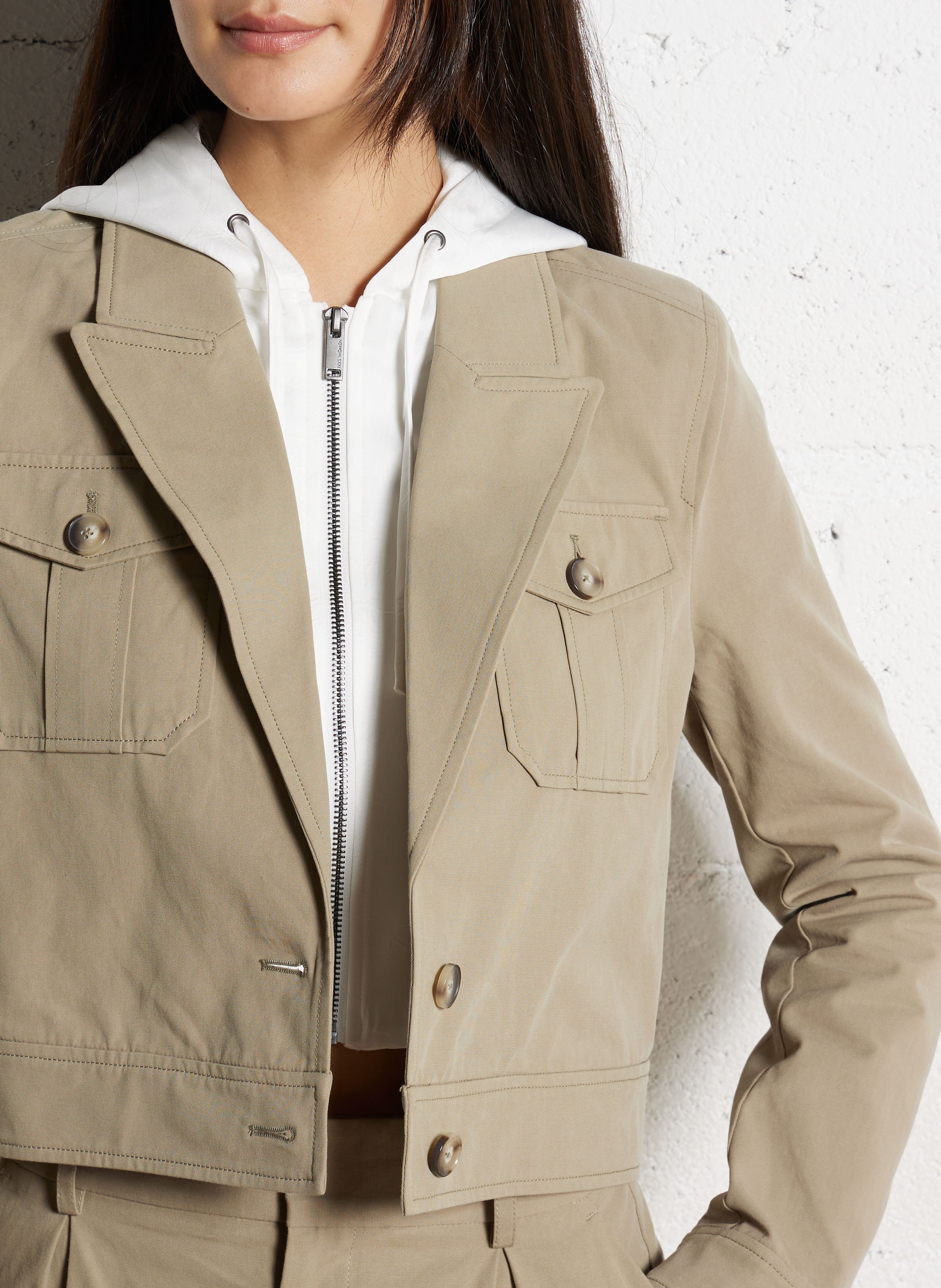 Veste col tailleur IKKS Vert