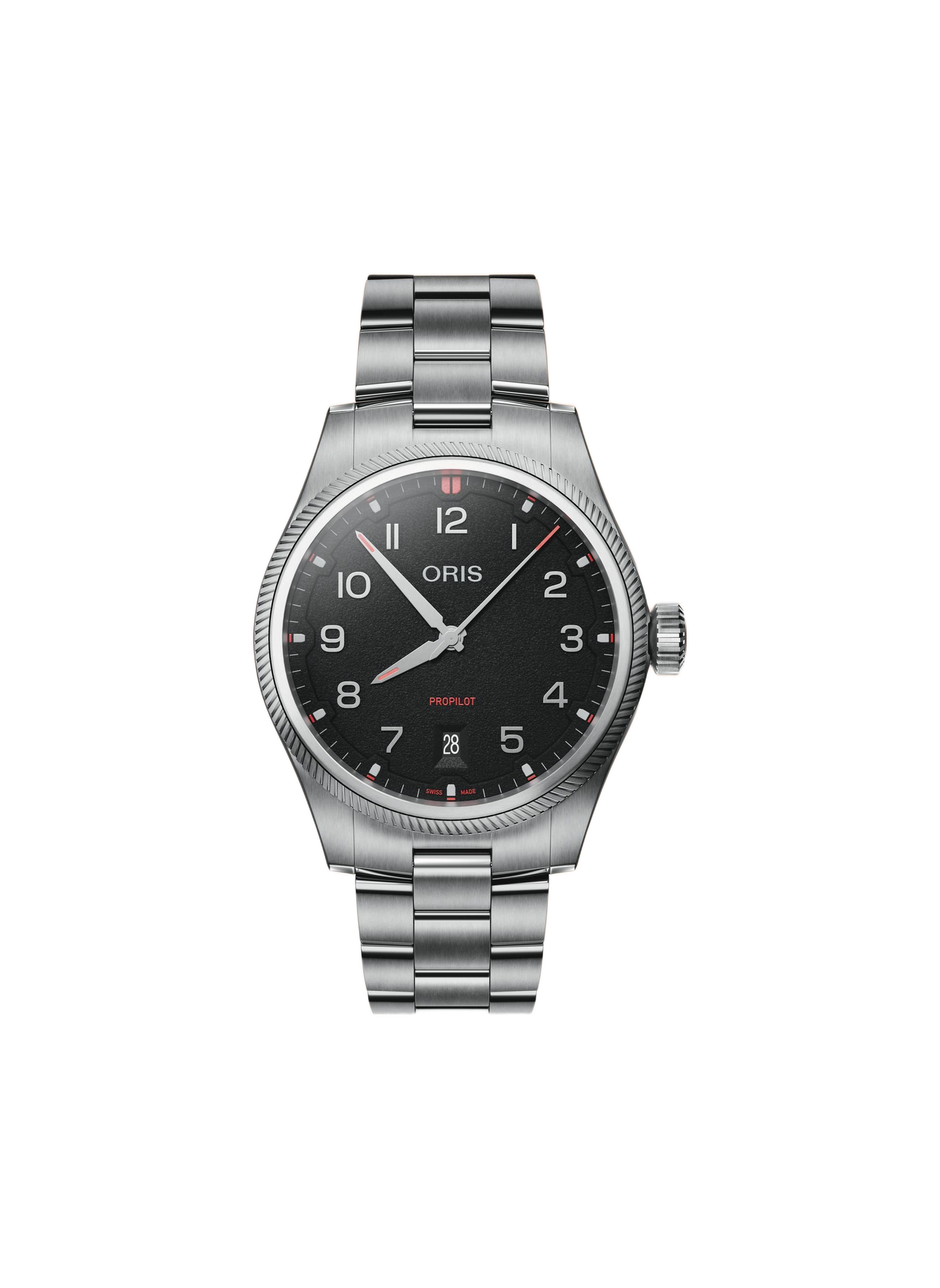 Montre automatique Oris ProPilot Date en acier inoxydable ORIS Noir
