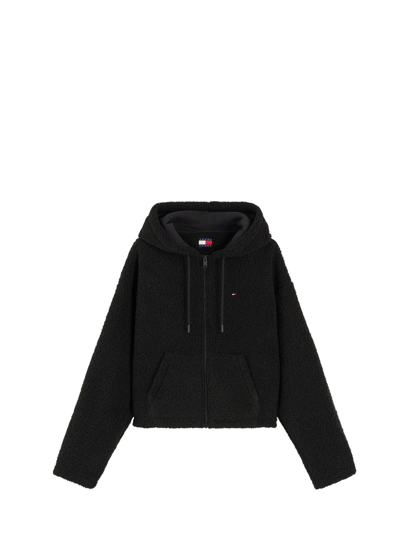 Gesweatshirt mit Reißverschluss TOMMY HILFIGER Schwarz