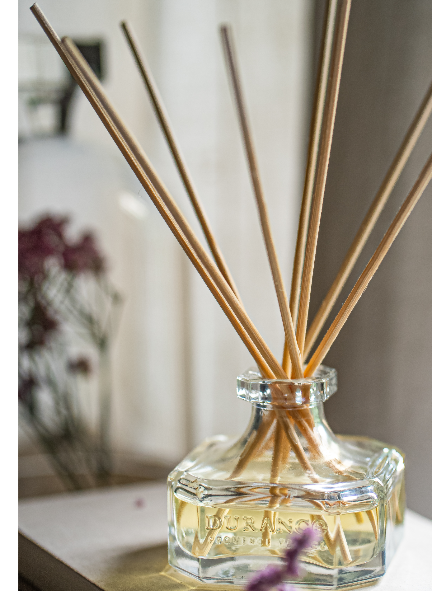 Wasverzachter Diffuser 100ml DURANCE Wit