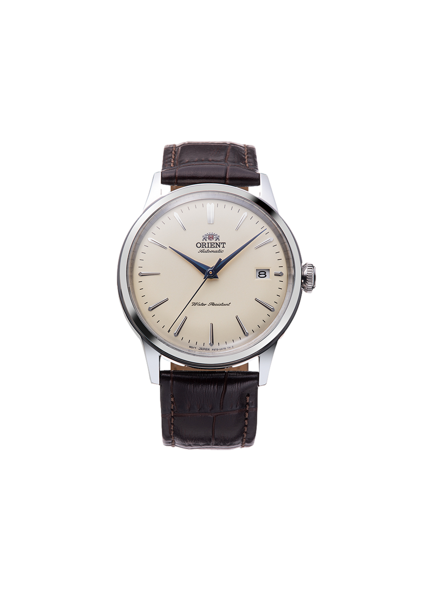 Automatische Bambino Uhr aus Leder ORIENT Beige