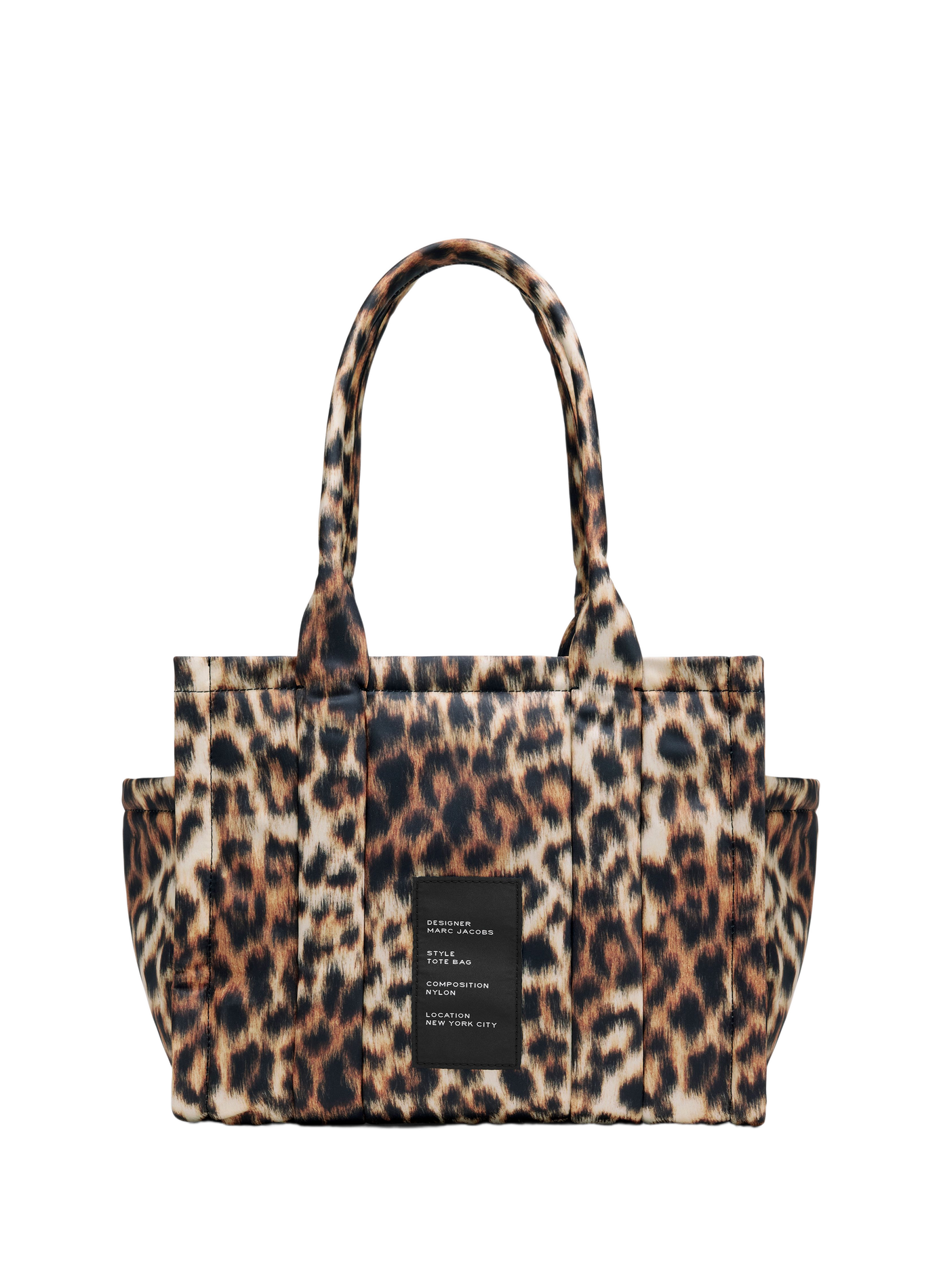 Sac cabas The Tote Bag Medium léopard MARC JACOBS Marron