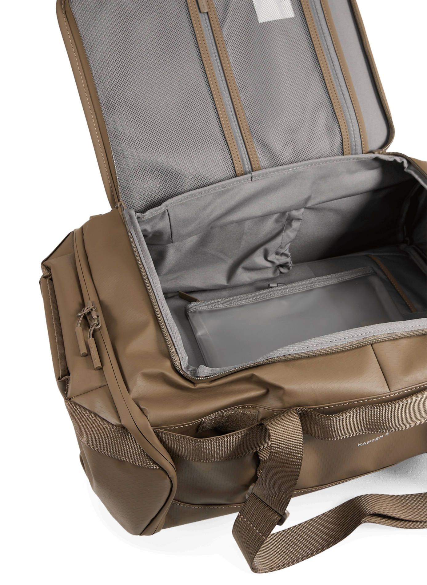 Lissabon Duffle-Rucksack KAPTEN & SON Braun