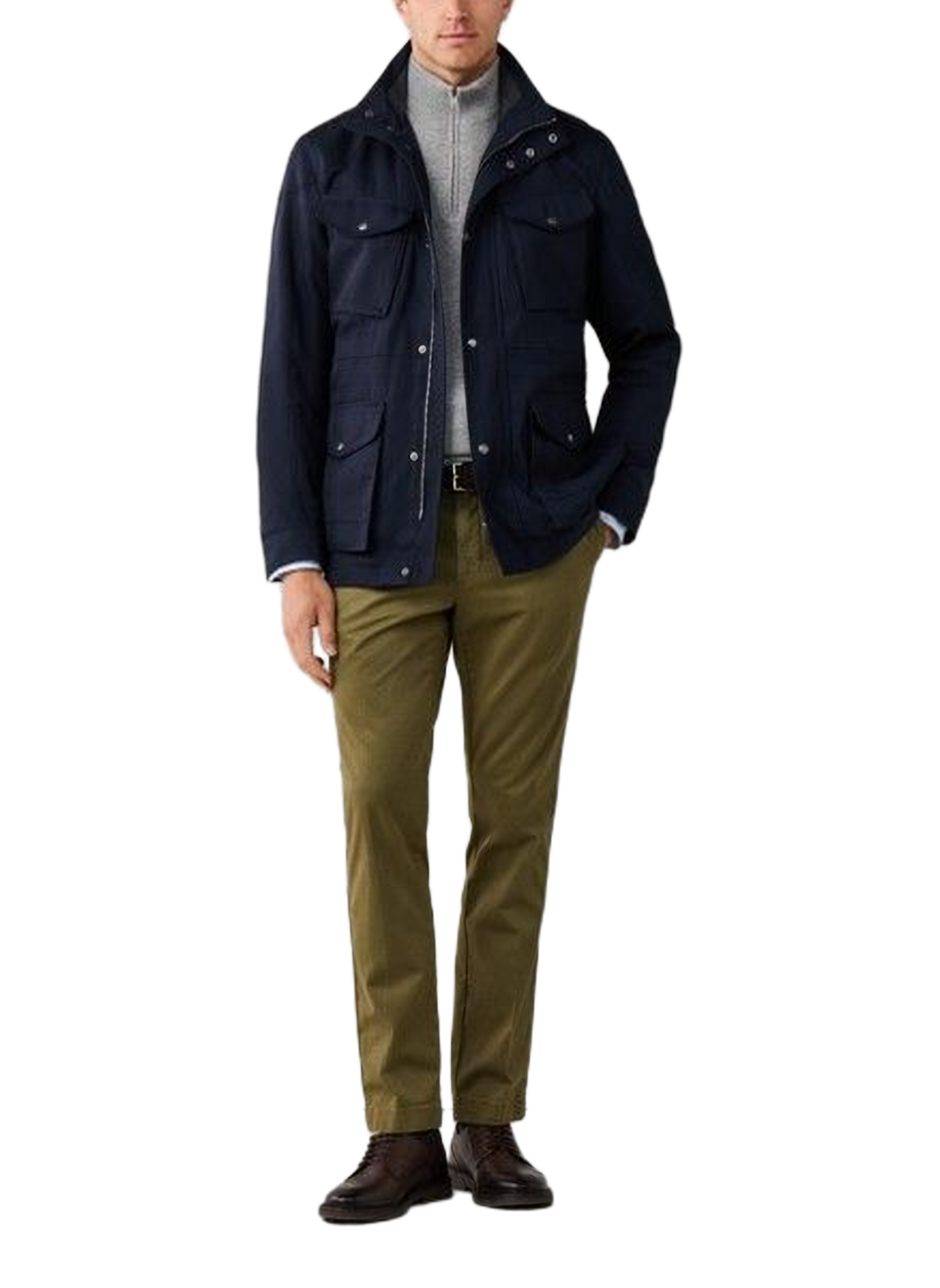 Veste col montant HACKETT Bleu