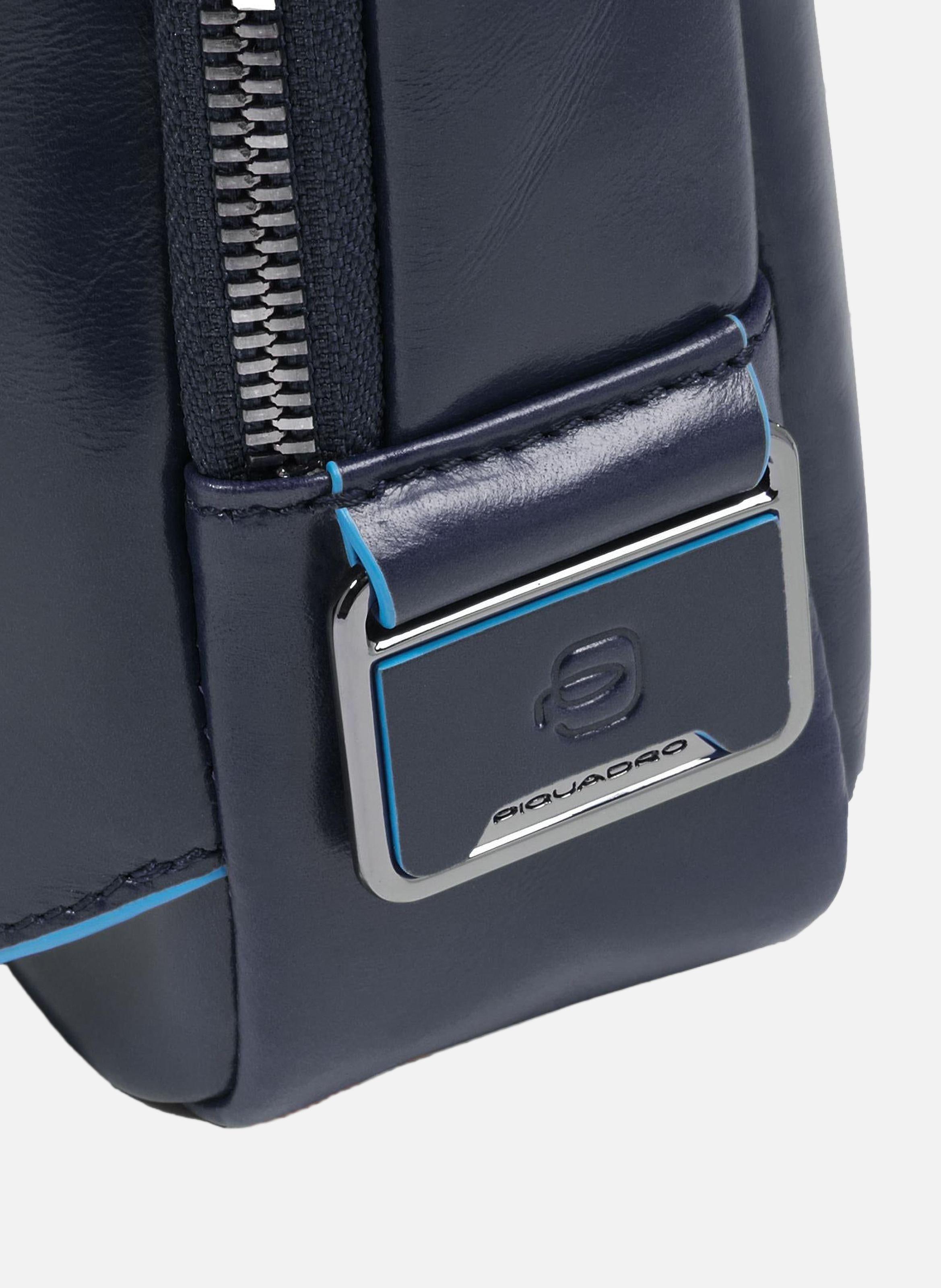 Men's crossbody bag for ipad®mini PIQUADRO Blue