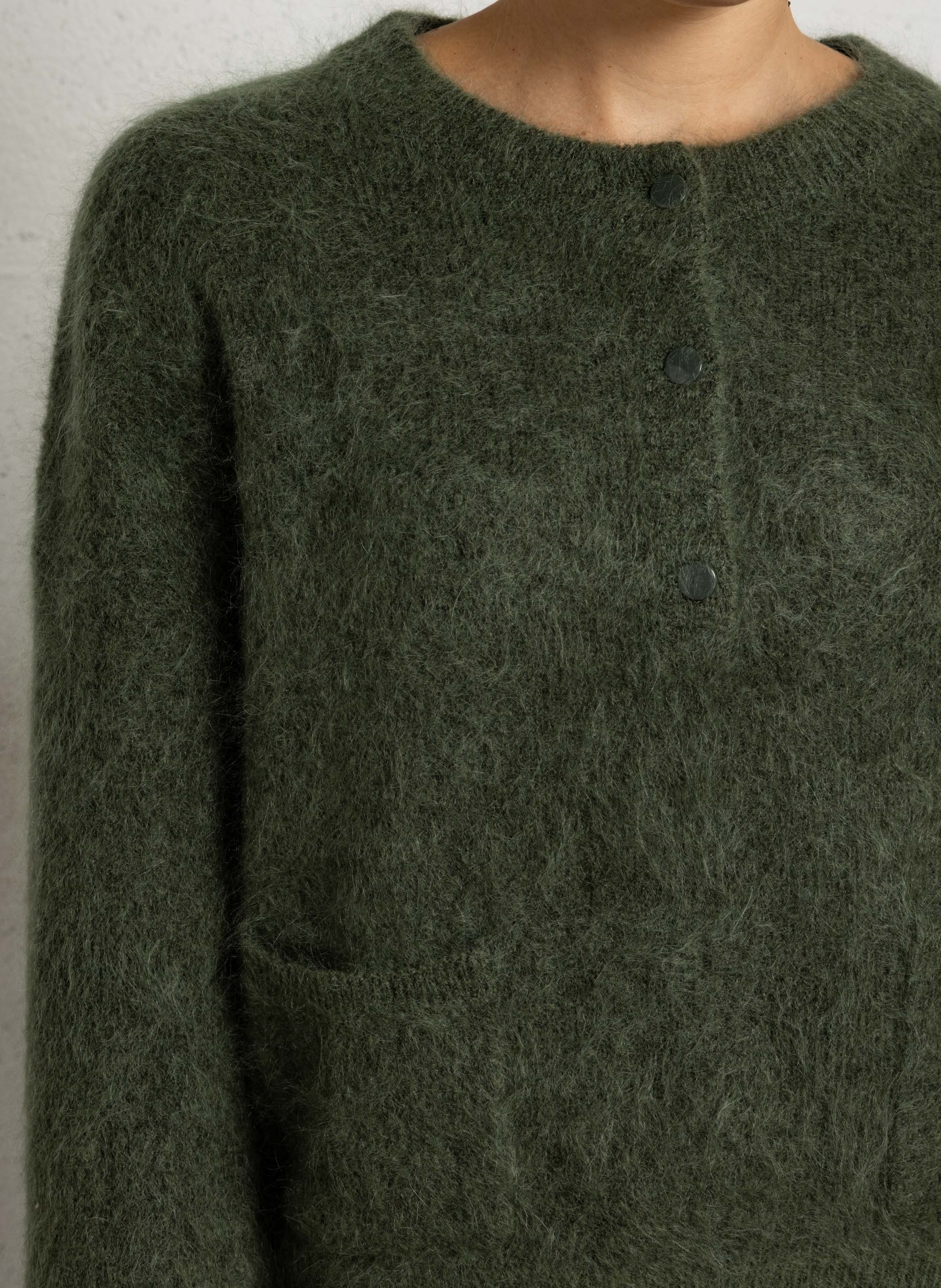 Pull oversize en laine mélangée assia MAISON 123 Vert