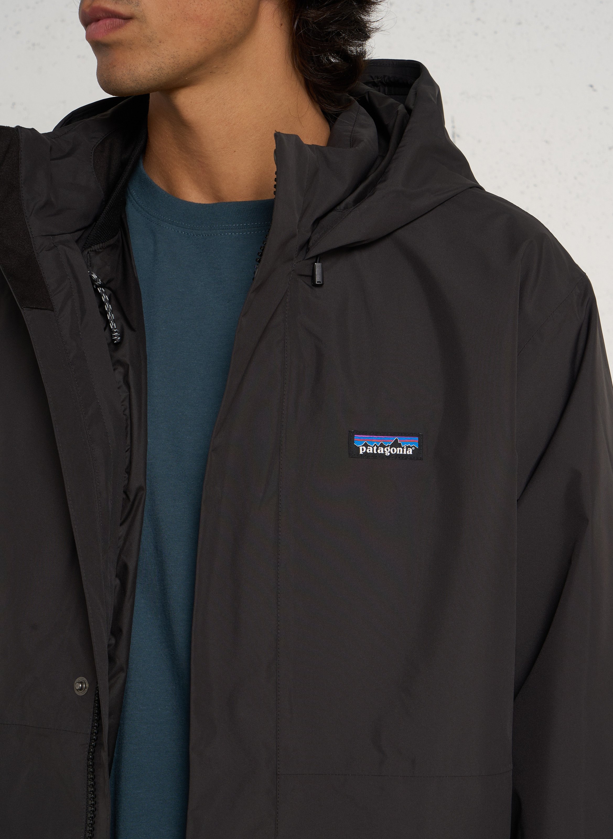 Oversized parka met capuchon PATAGONIA Zwart