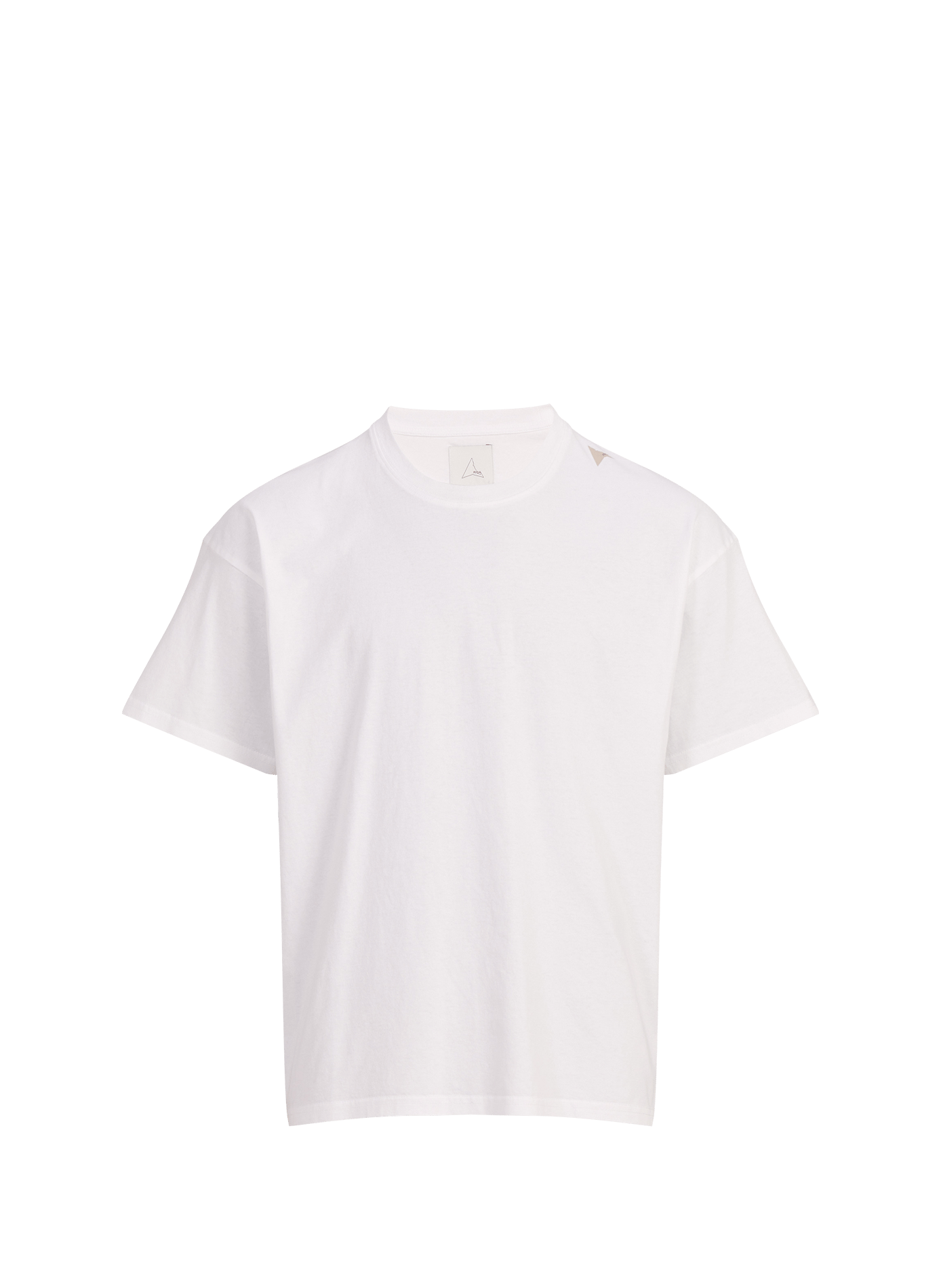 Straight cotton t-shirt ROA White