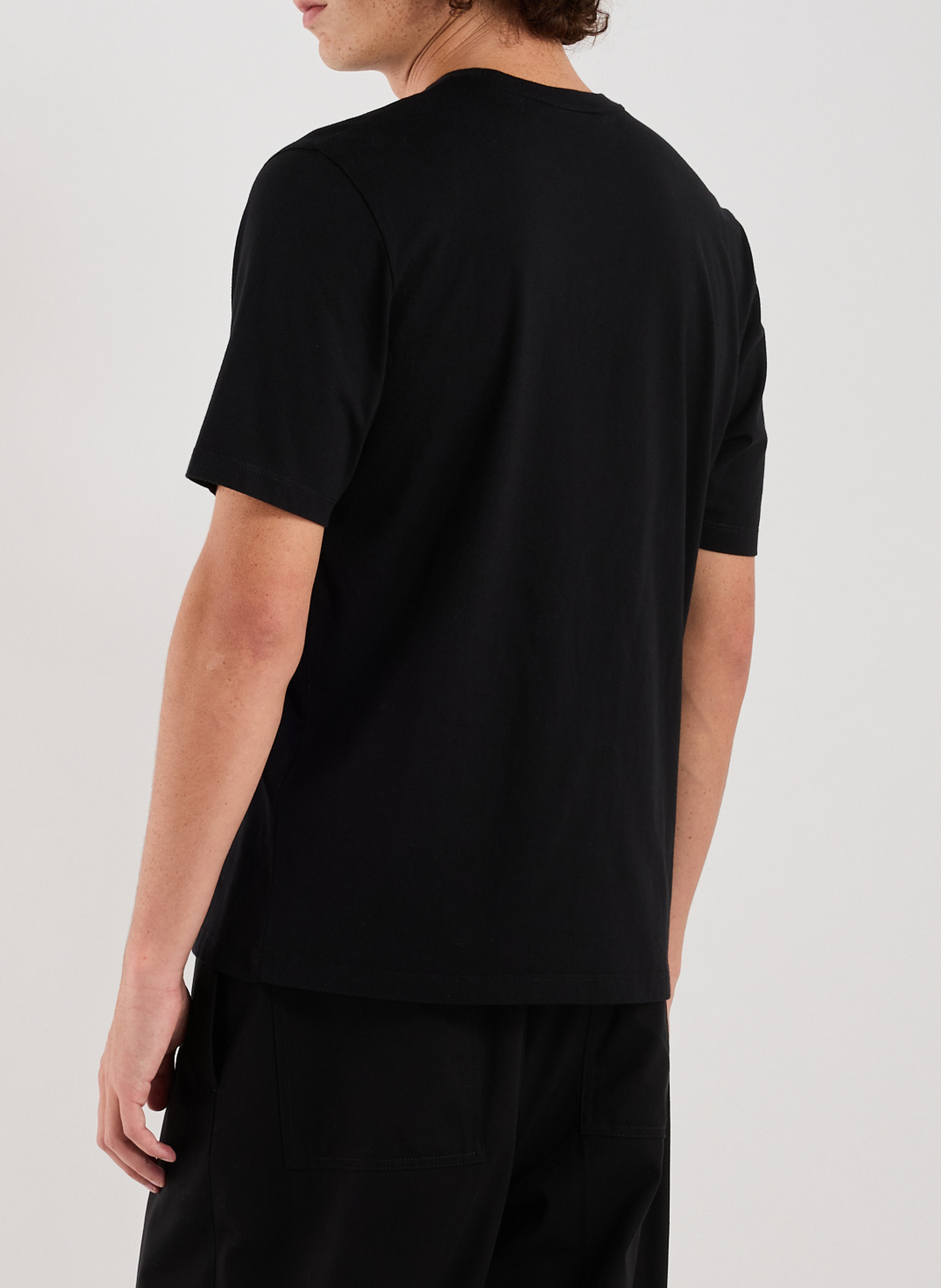 T-shirt van katoen Fox Regular MAISON KITSUNÉ Zwart
