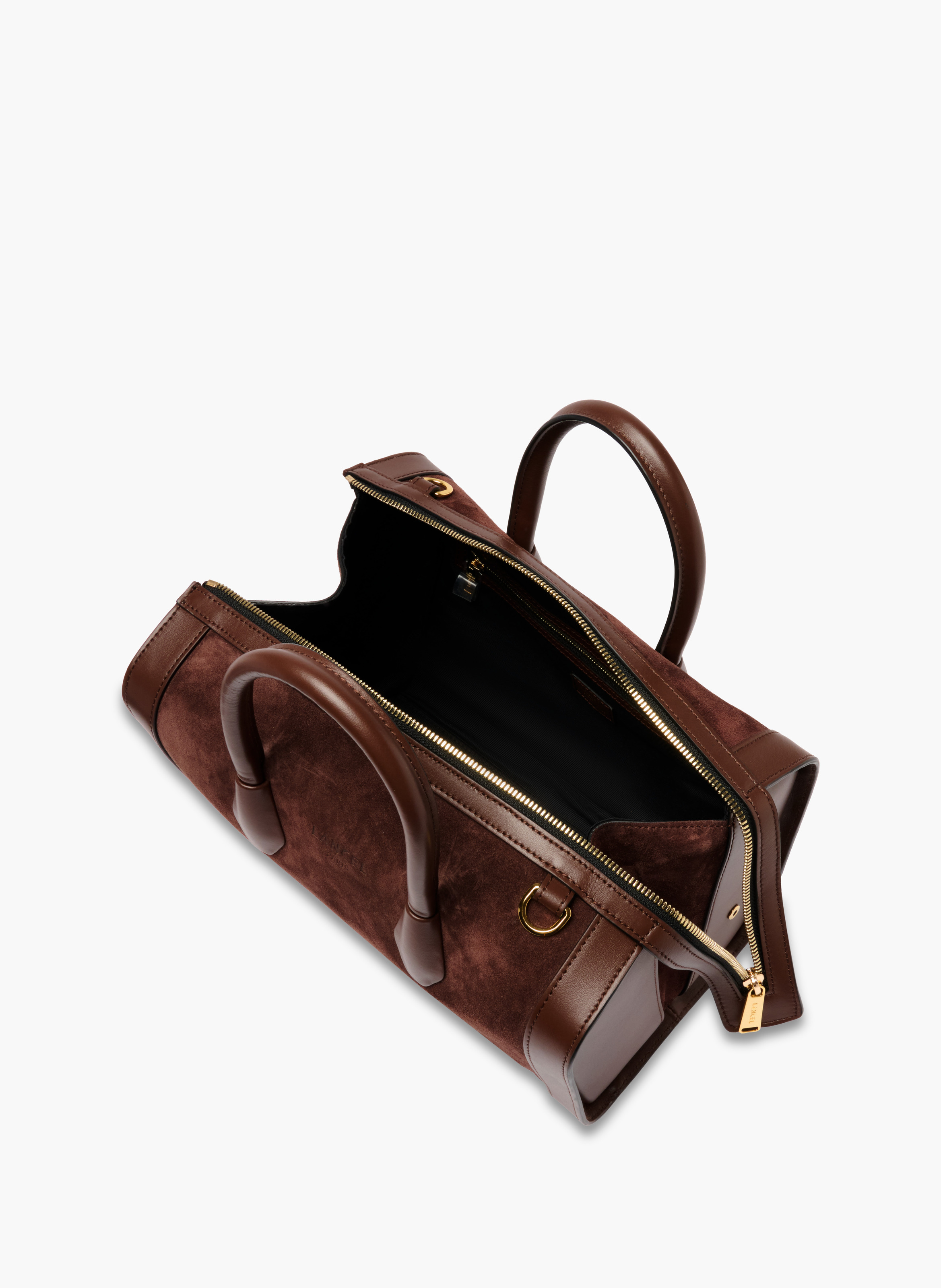Sac bowling m bcbg de lancel en cuir LANCEL Marron