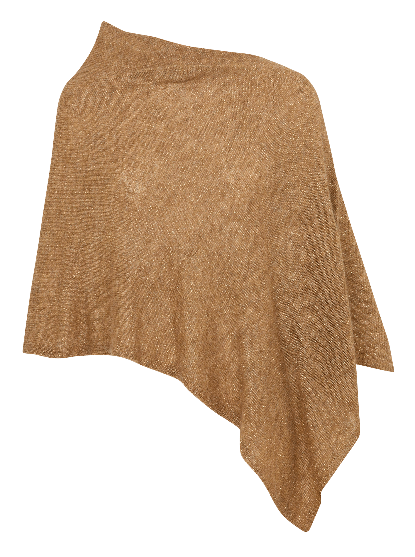 Poncho van wolmix LA FEE MARABOUTEE Beige