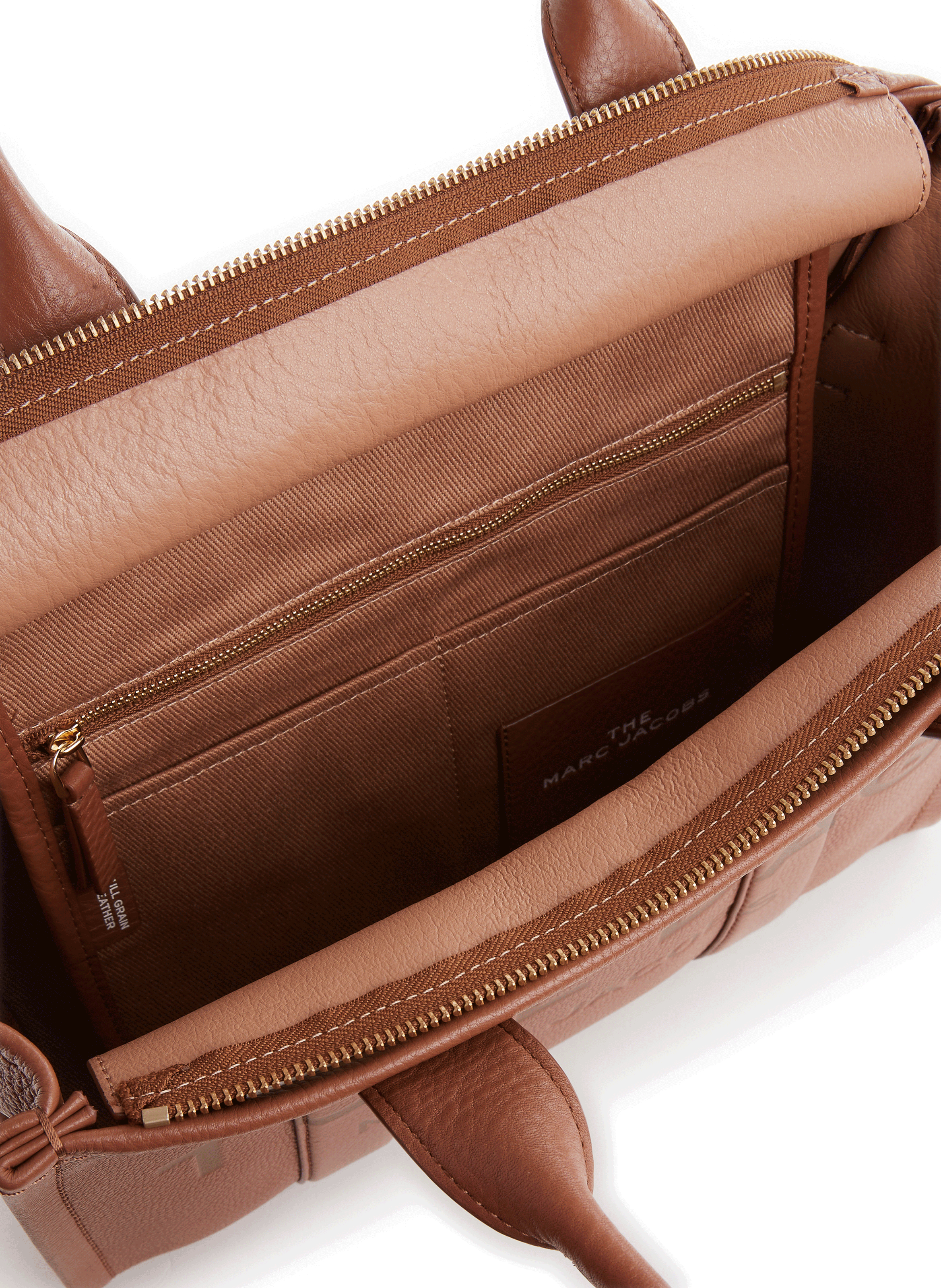 Sac à main en cuir MARC JACOBS Marron