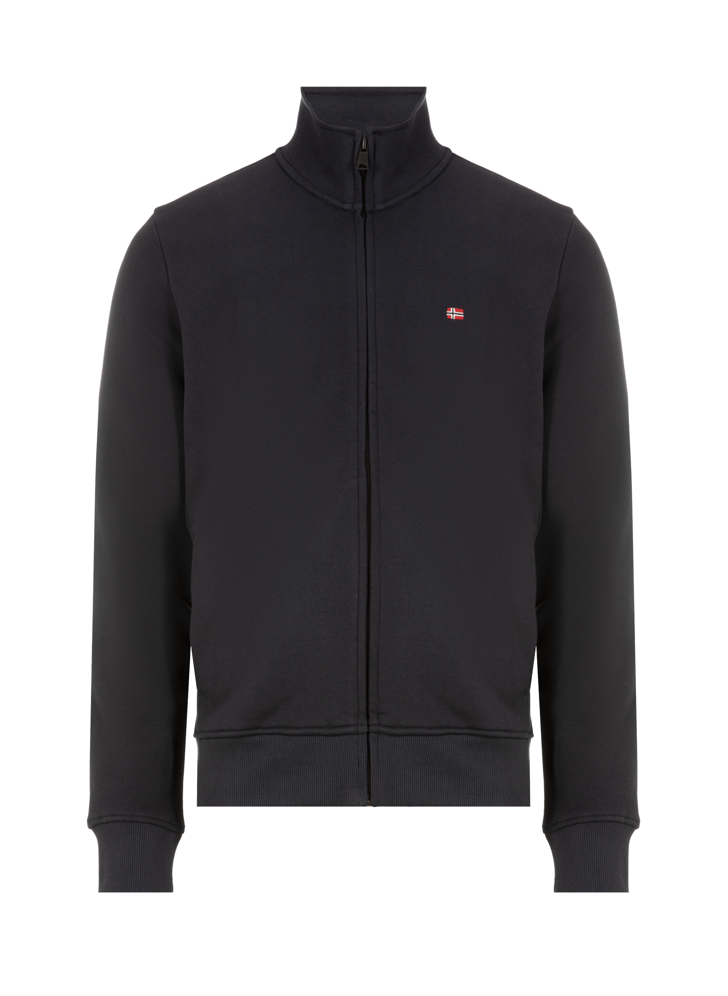 Cotton jersey zip-up cardigan NAPAPIJRI Blue