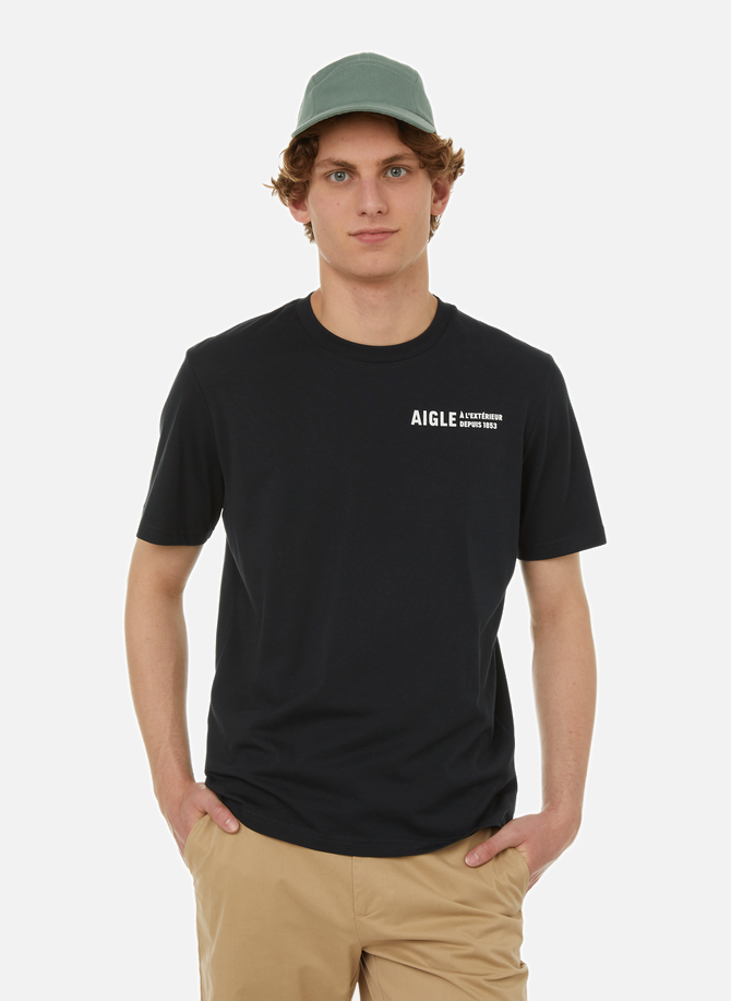 Printed cotton T-shirt AIGLE