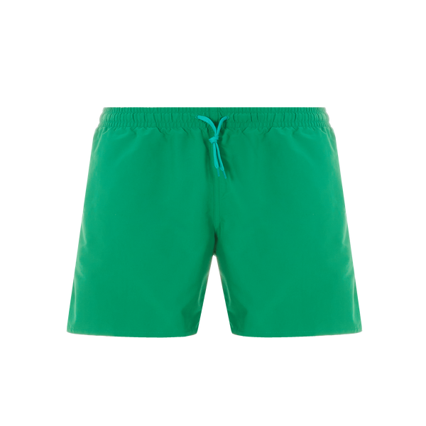 Shop Maison Kitsuné Swim Shorts In Green