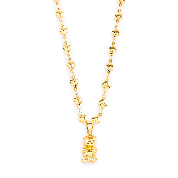 Crystal Haze Habibi Necklace In Gold
