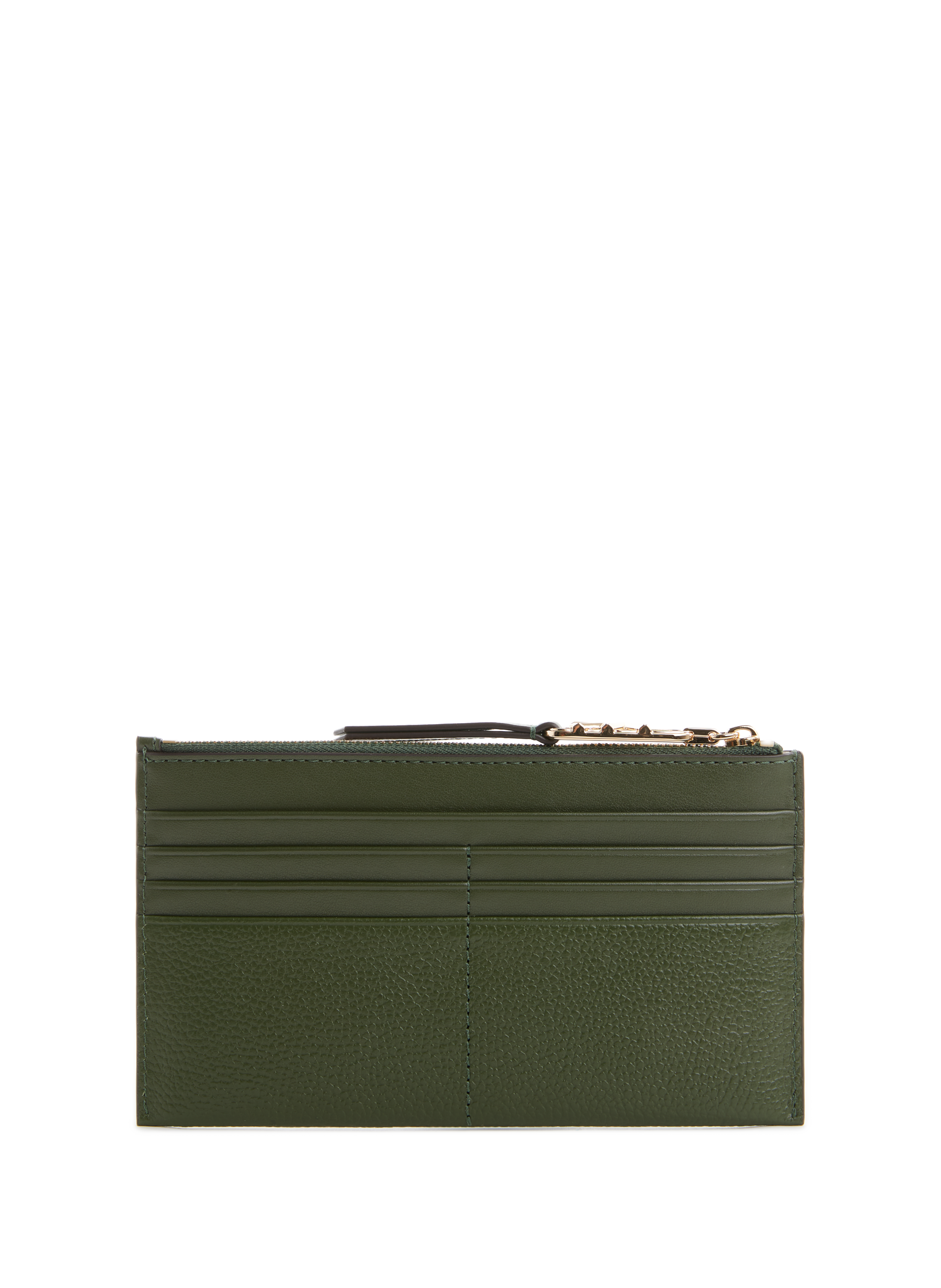 Portefeuille en cuir grainé