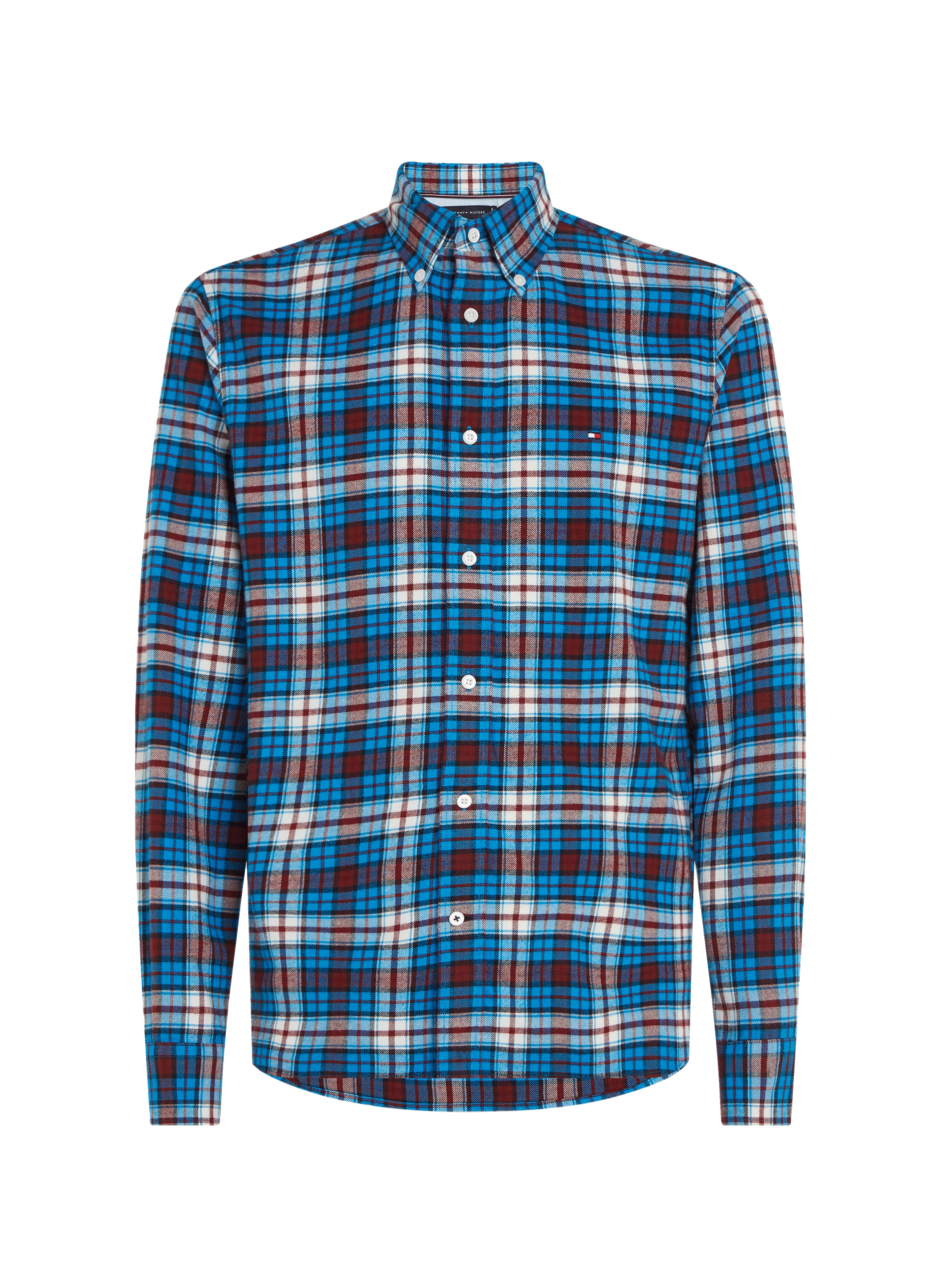 Chemise à carreaux en coton