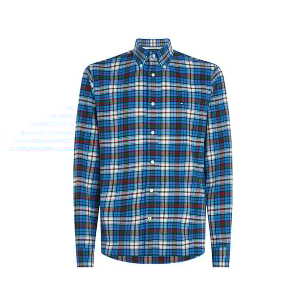 Chemise à carreaux en coton