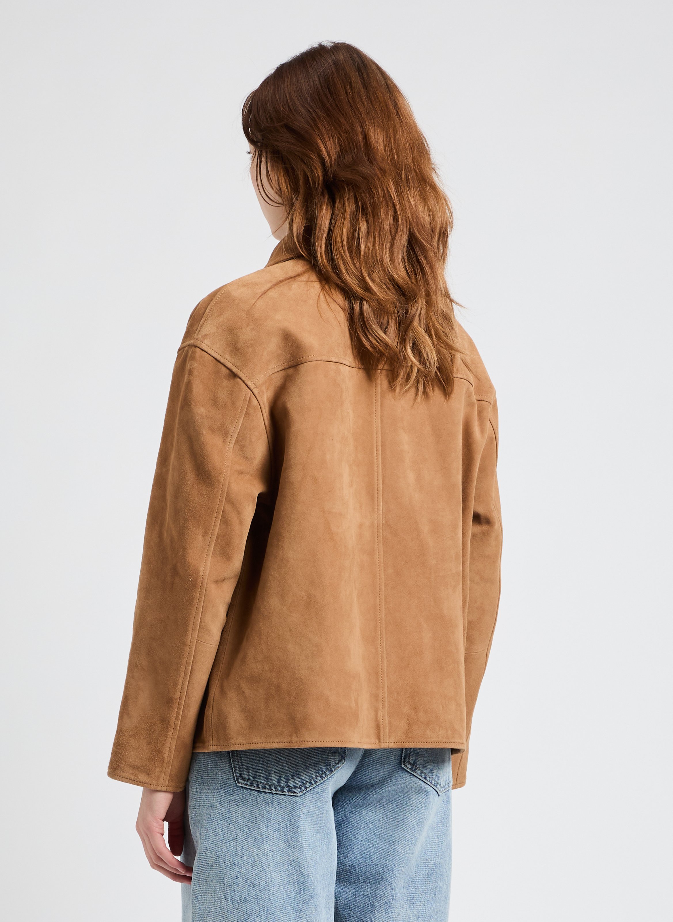 Goat leather Vara jacket SAISON 1865 Brown