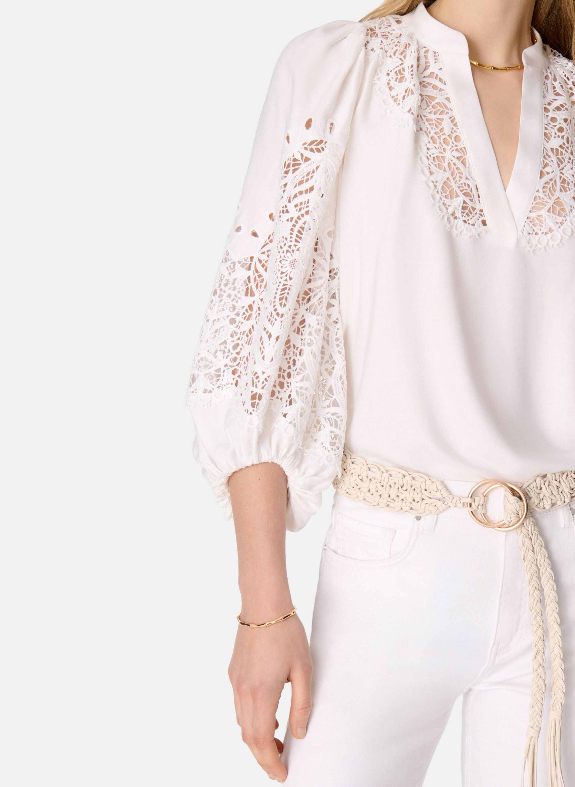 Blouse bell VANESSA BRUNO Blanc