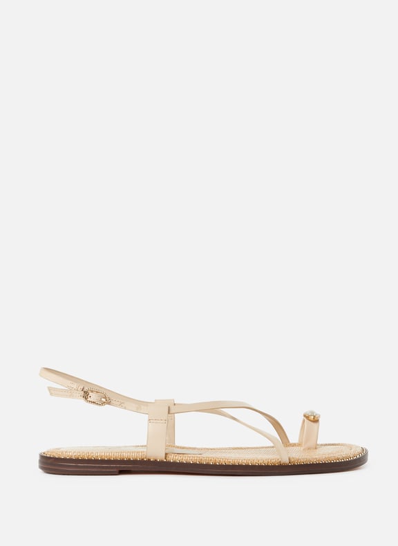 Flat sandals Tenly Beige by SAM EDELMAN SAM EDELMAN Flat sandals Tenly Beige