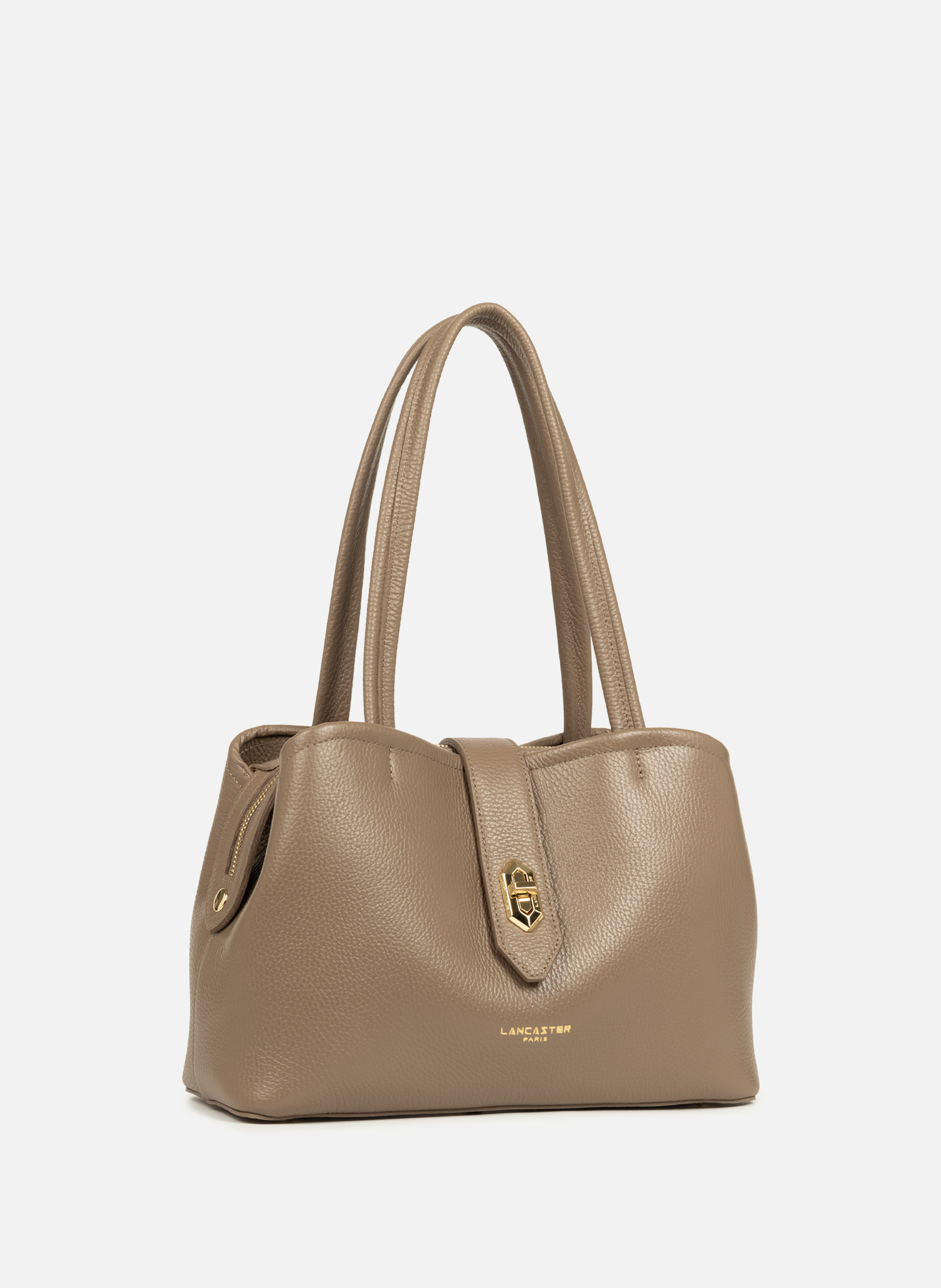 M tote bag - Top Double LANCASTER Brown