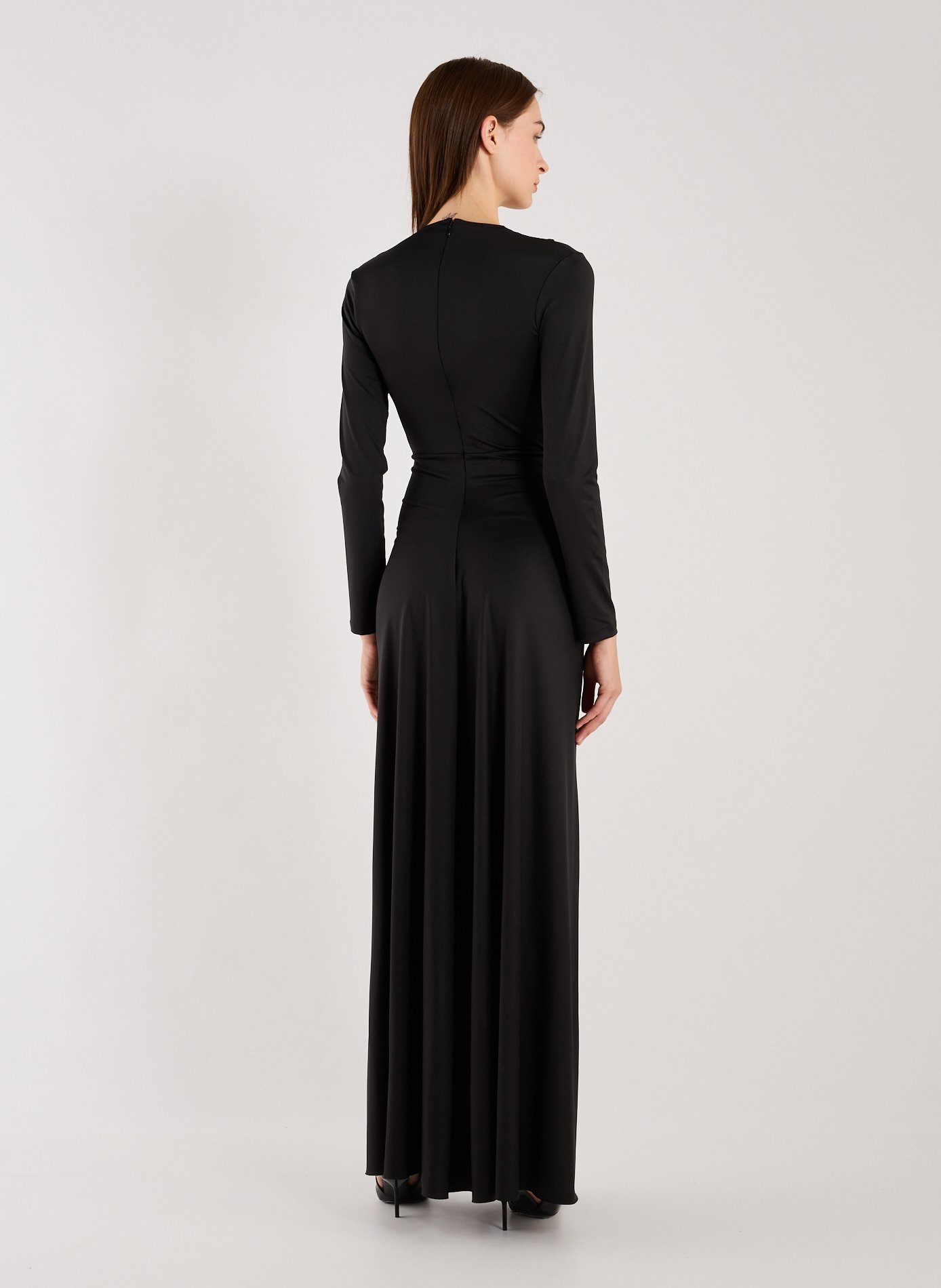 Flowing maxi dress VICTORIA BECKHAM Black