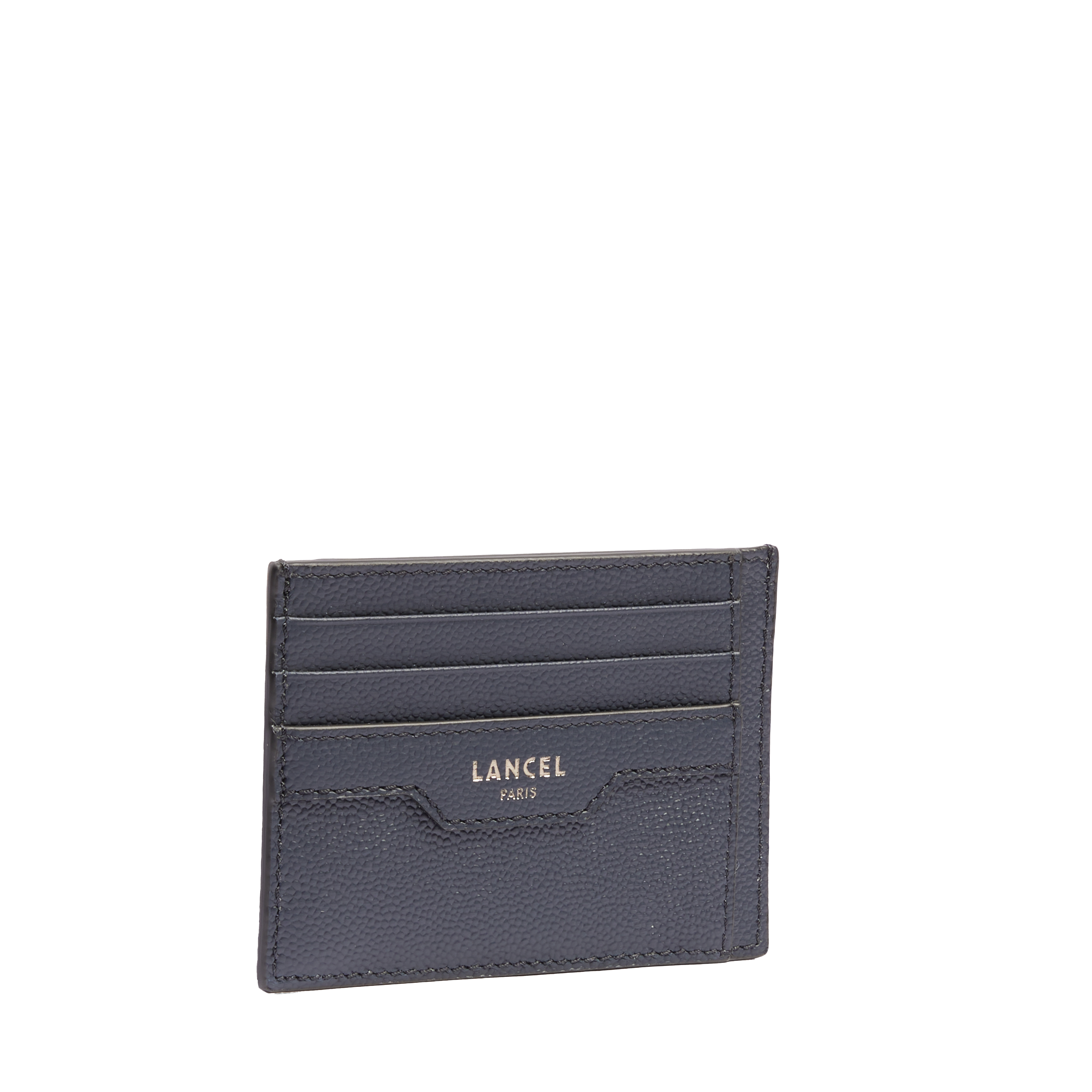Porte-cartes charlie de lancel en cuir LANCEL Bleu