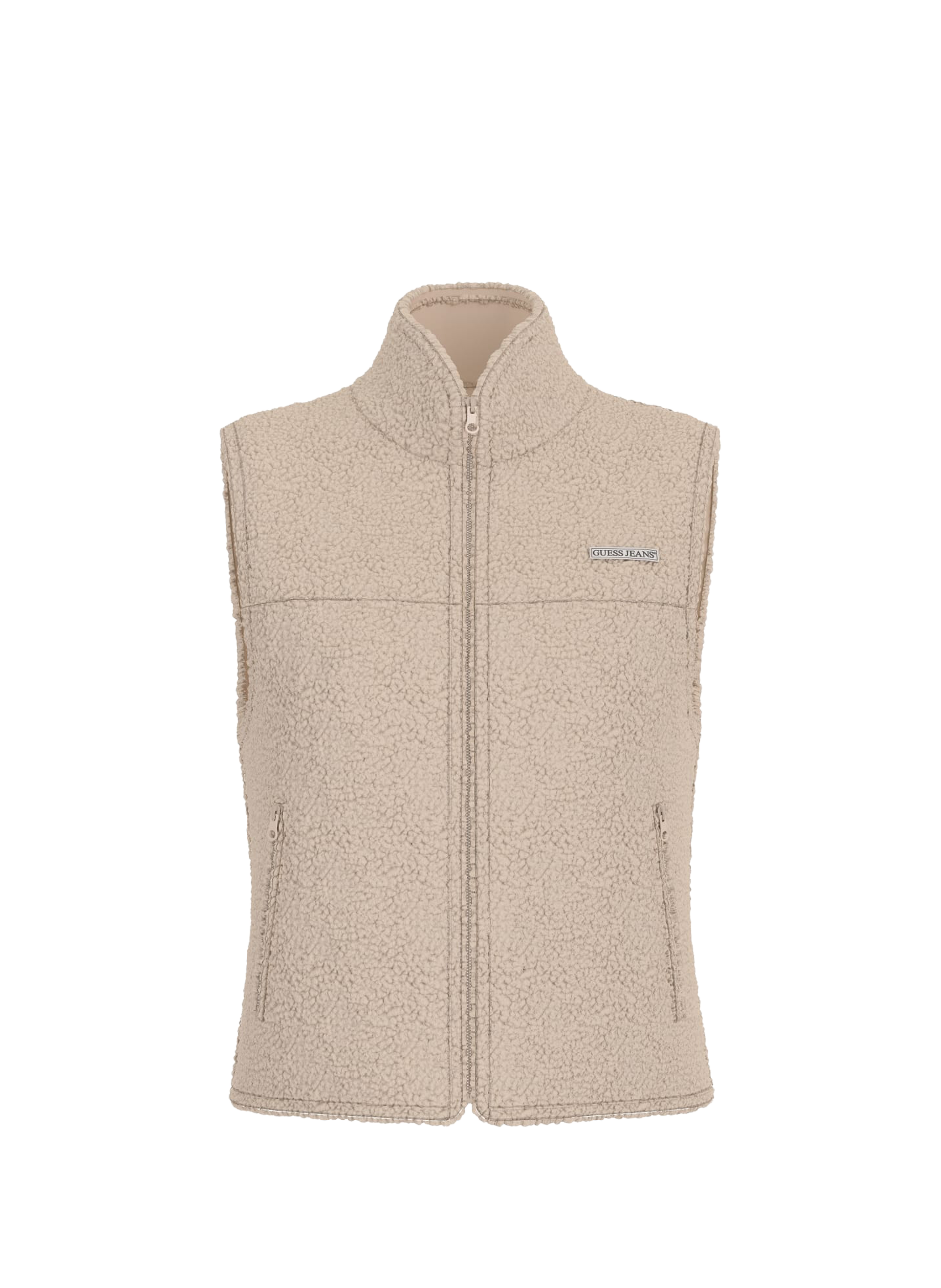 GUESS Veste sans manches à duvet Beige