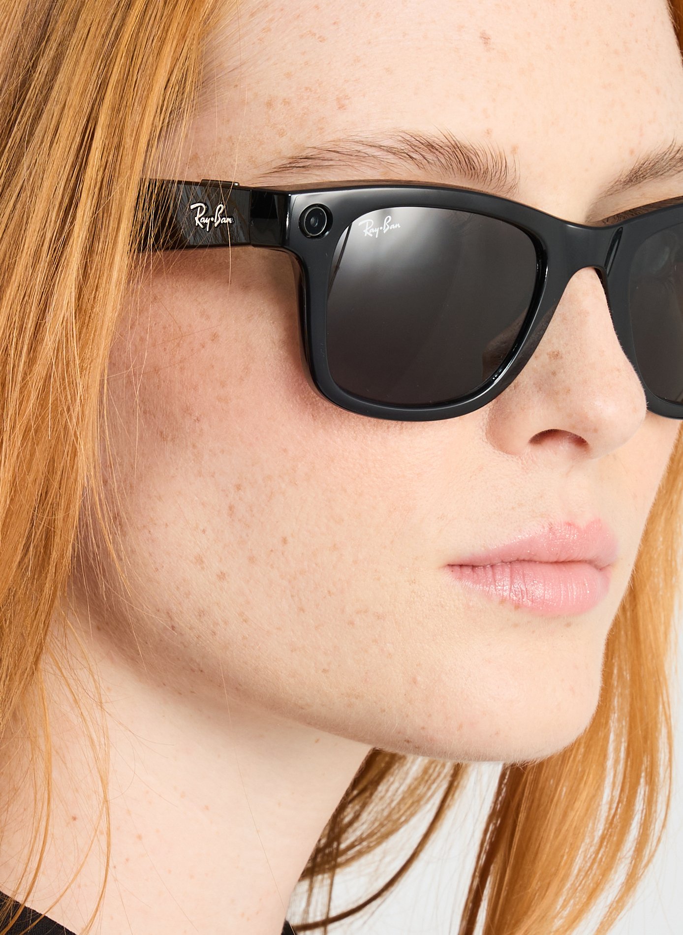 Lunettes de soleil Meta Wayfarer RAY-BAN Noir