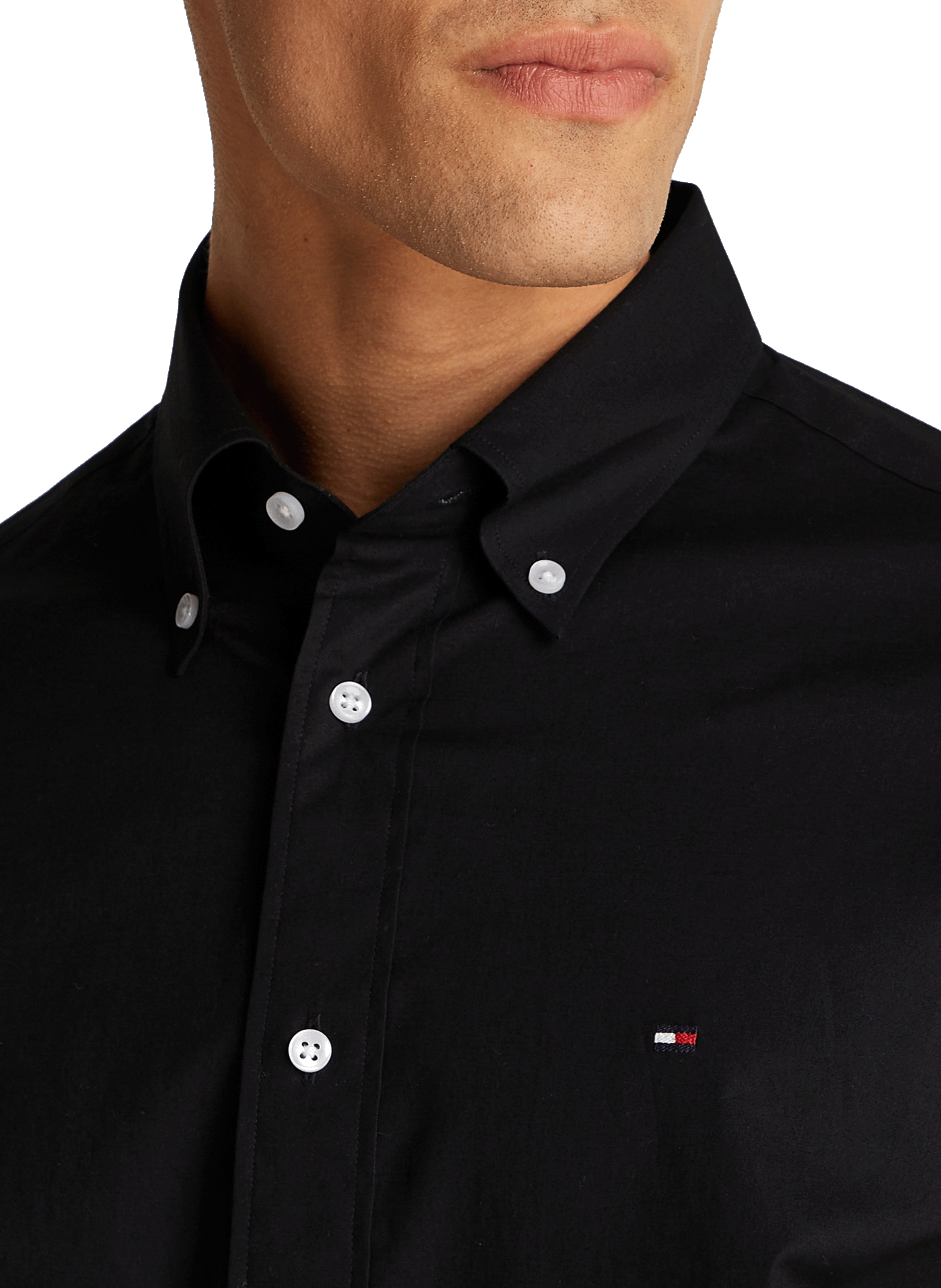 Bleached denim Shirt TOMMY HILFIGER Blue