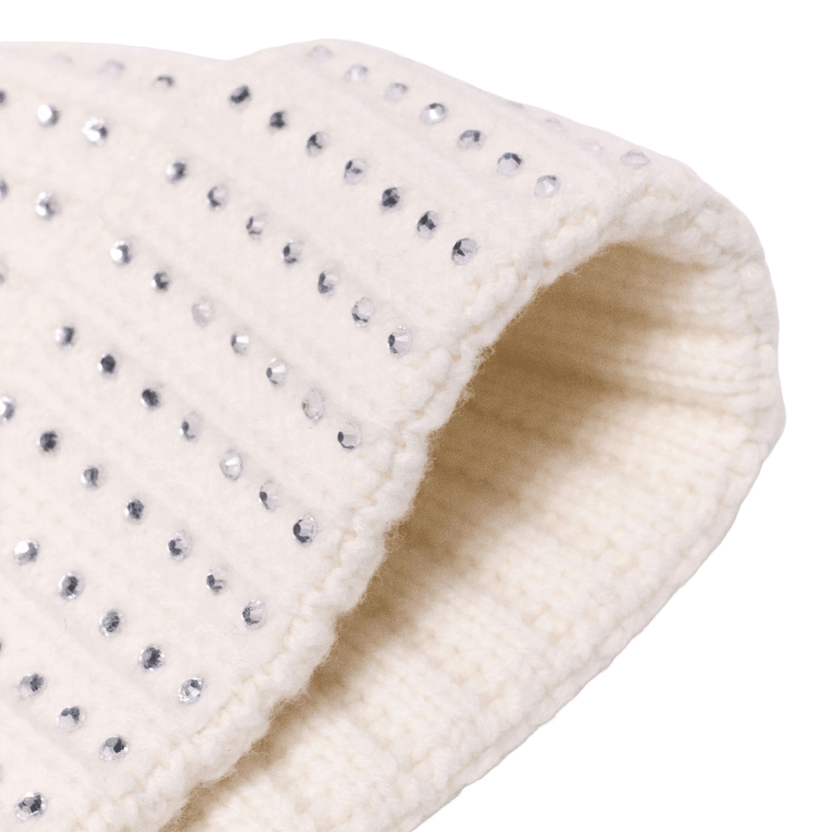 Bonnet en laine MAJE Beige