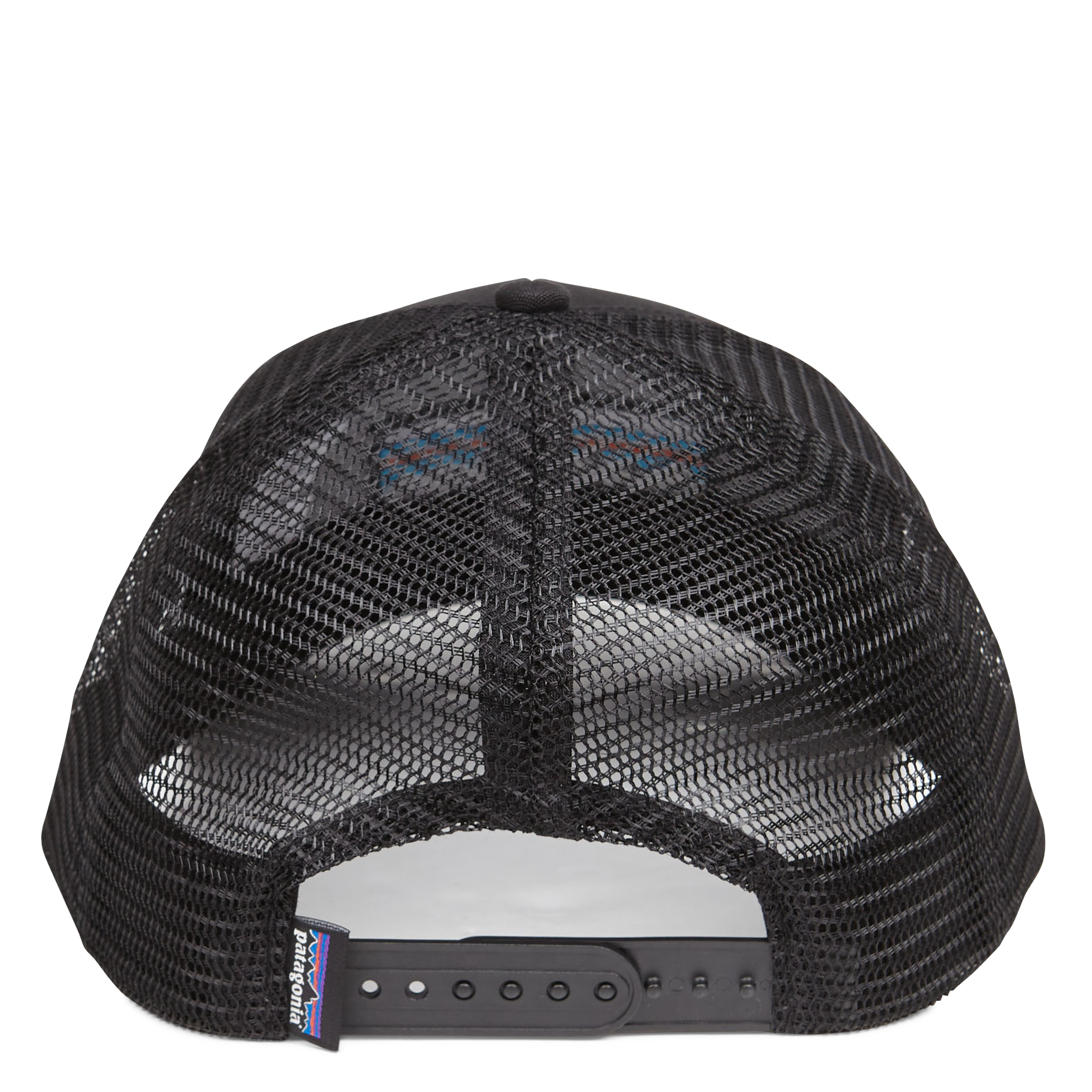 Casquette brodée en coton et mesh PATAGONIA Noir