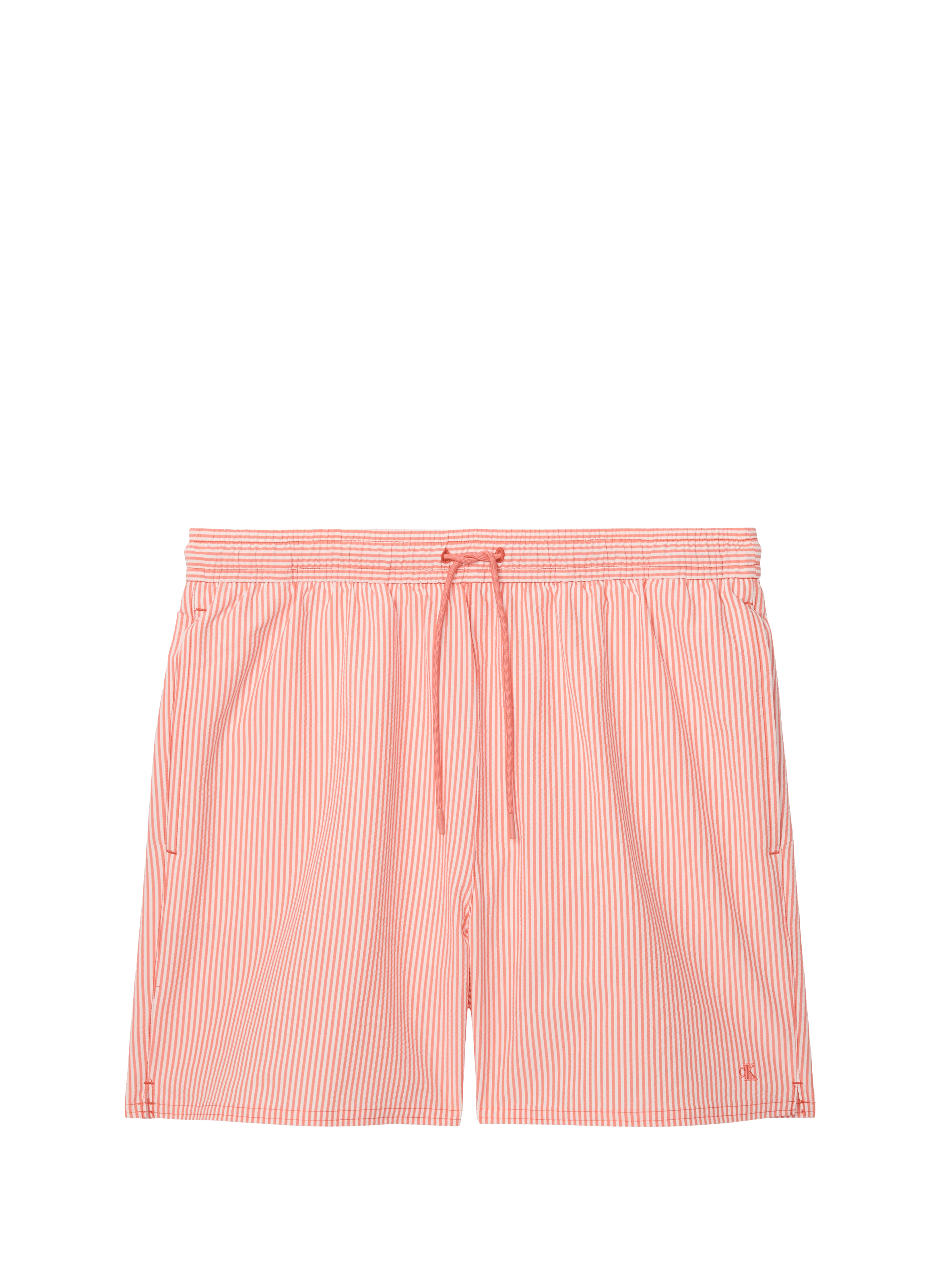 Short de bain rayé CALVIN KLEIN Rose
