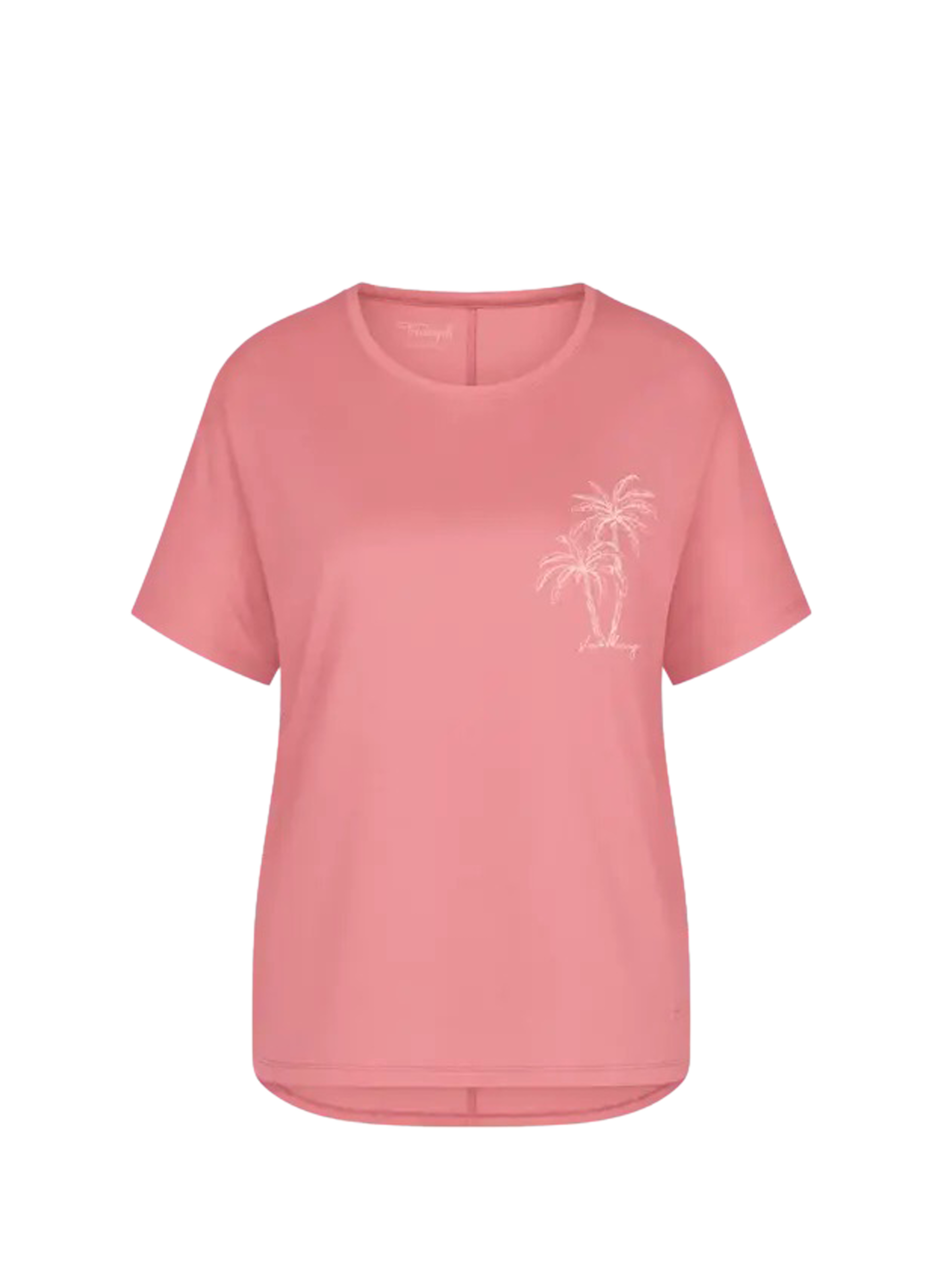 Haut de pyjama imprimée Mix&match en coton TRIUMPH Rose